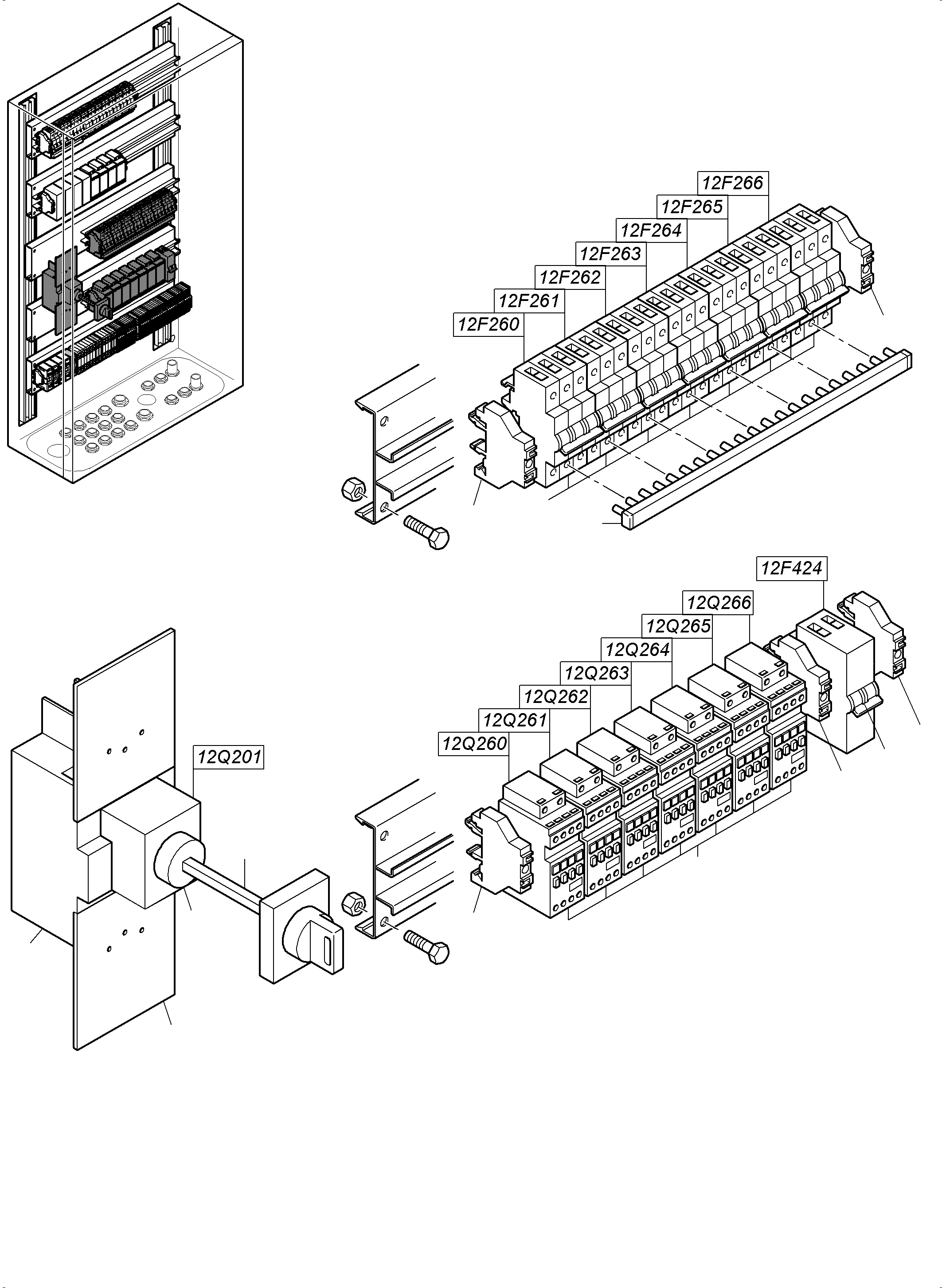 Excavators Mining Komatsu / PC8000-6 S/N 12114(G12114) / Switch Framing  LOC:12(113-2523 : 113-2523)