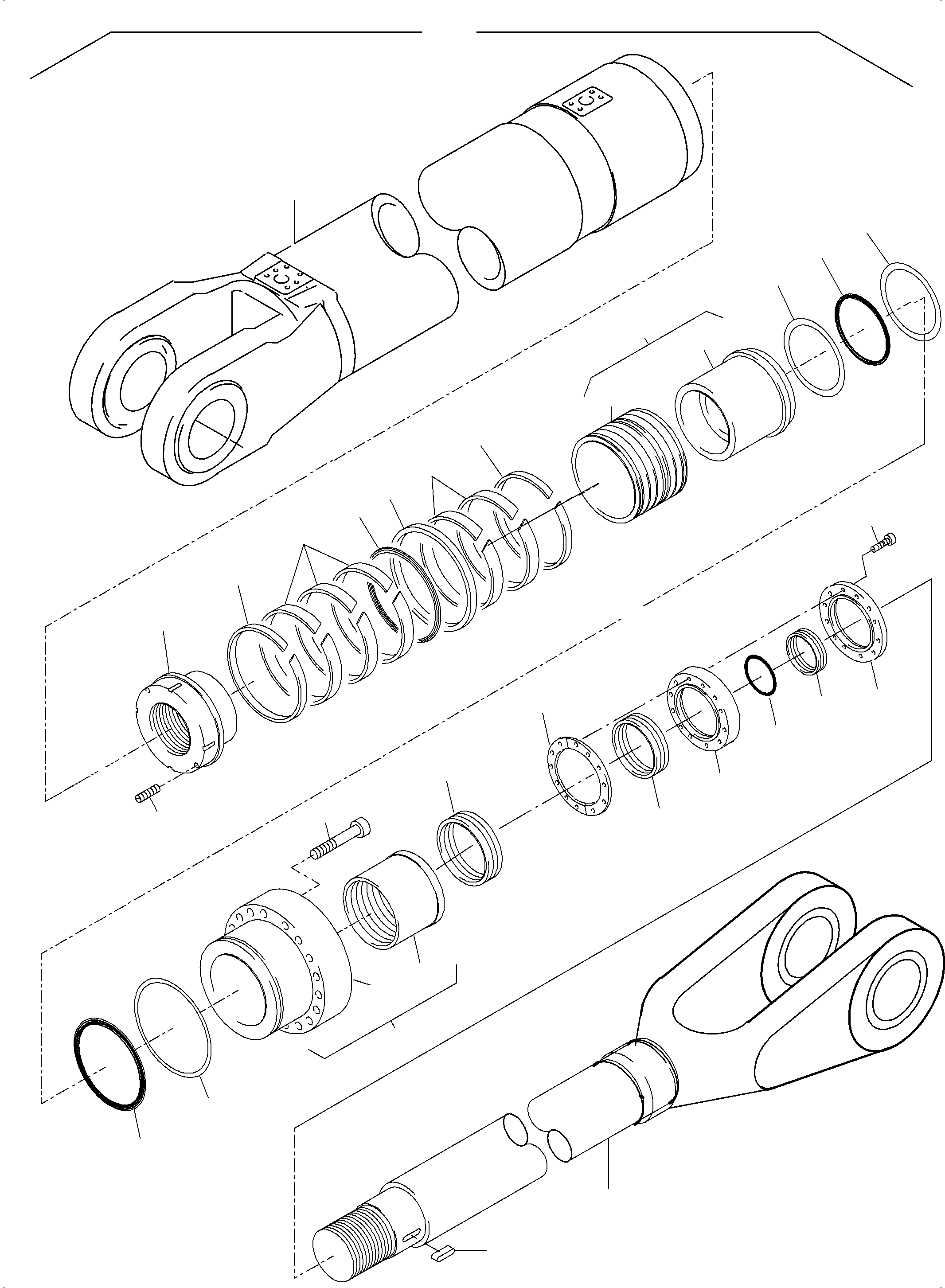 Excavators Mining Komatsu / PC8000-6 S/N 12114(G12114) / Hydr.-Cylinder(113-4172b : 113-4172b)