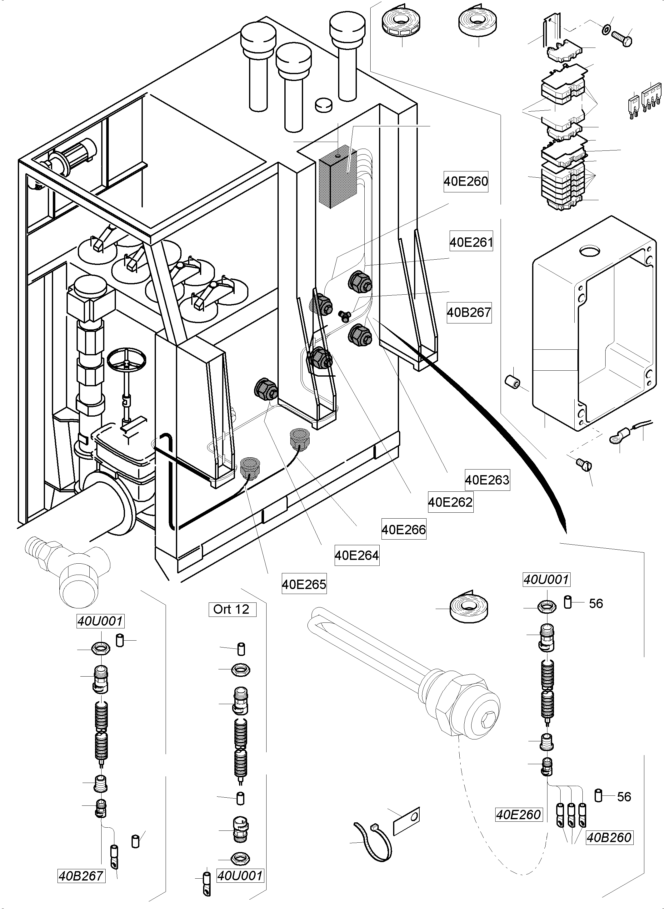 Excavators Mining Komatsu / PC8000-6 S/N 12114(G12114) / Cables-Temperature Conditioning-Цltank(113-2537d : 113-2537d)