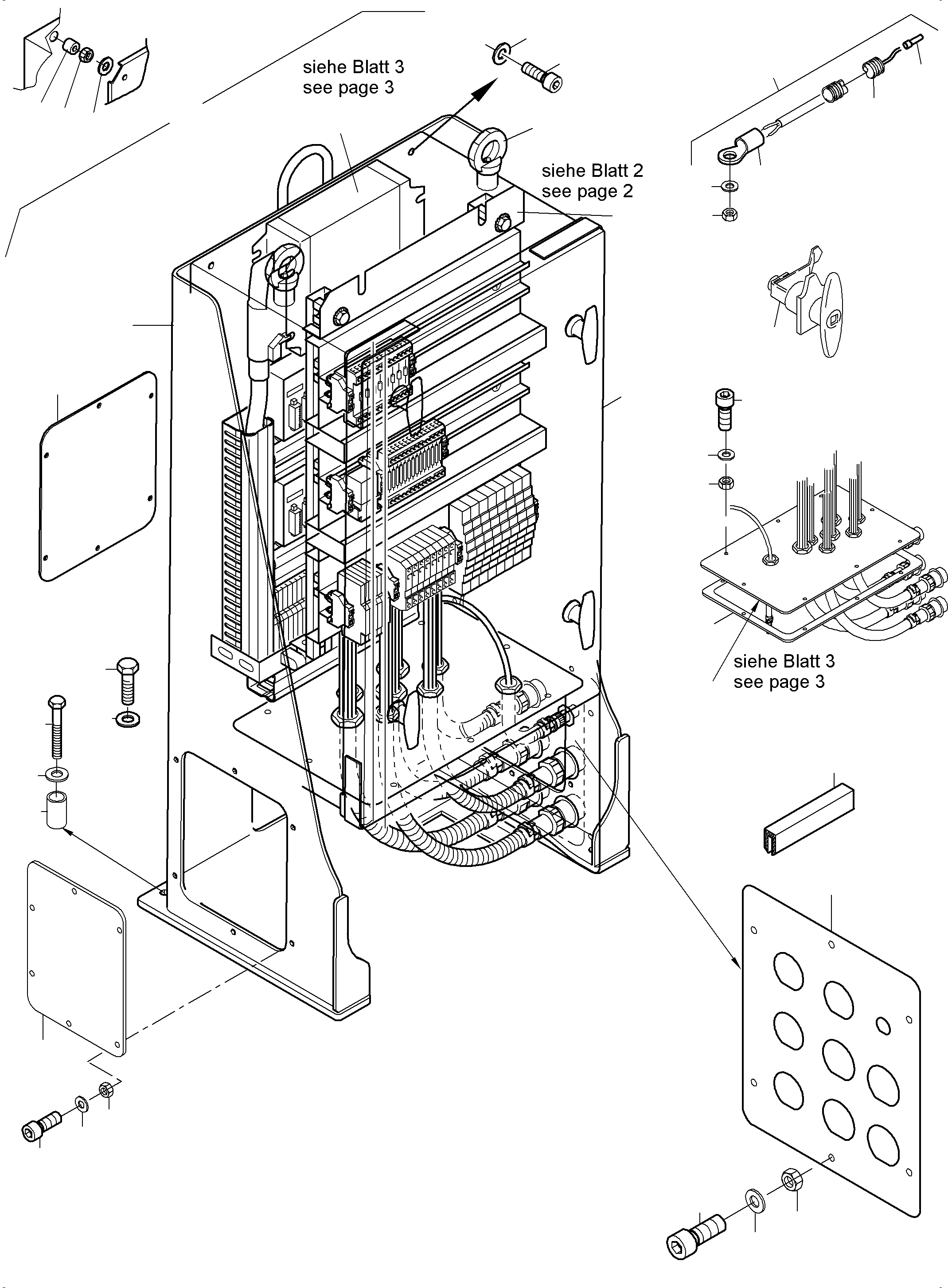 Excavators Mining Komatsu / PC8000-6 S/N 12114(G12114) / Switch cabinet Ort 40(113-2272h : 113-2272h)
