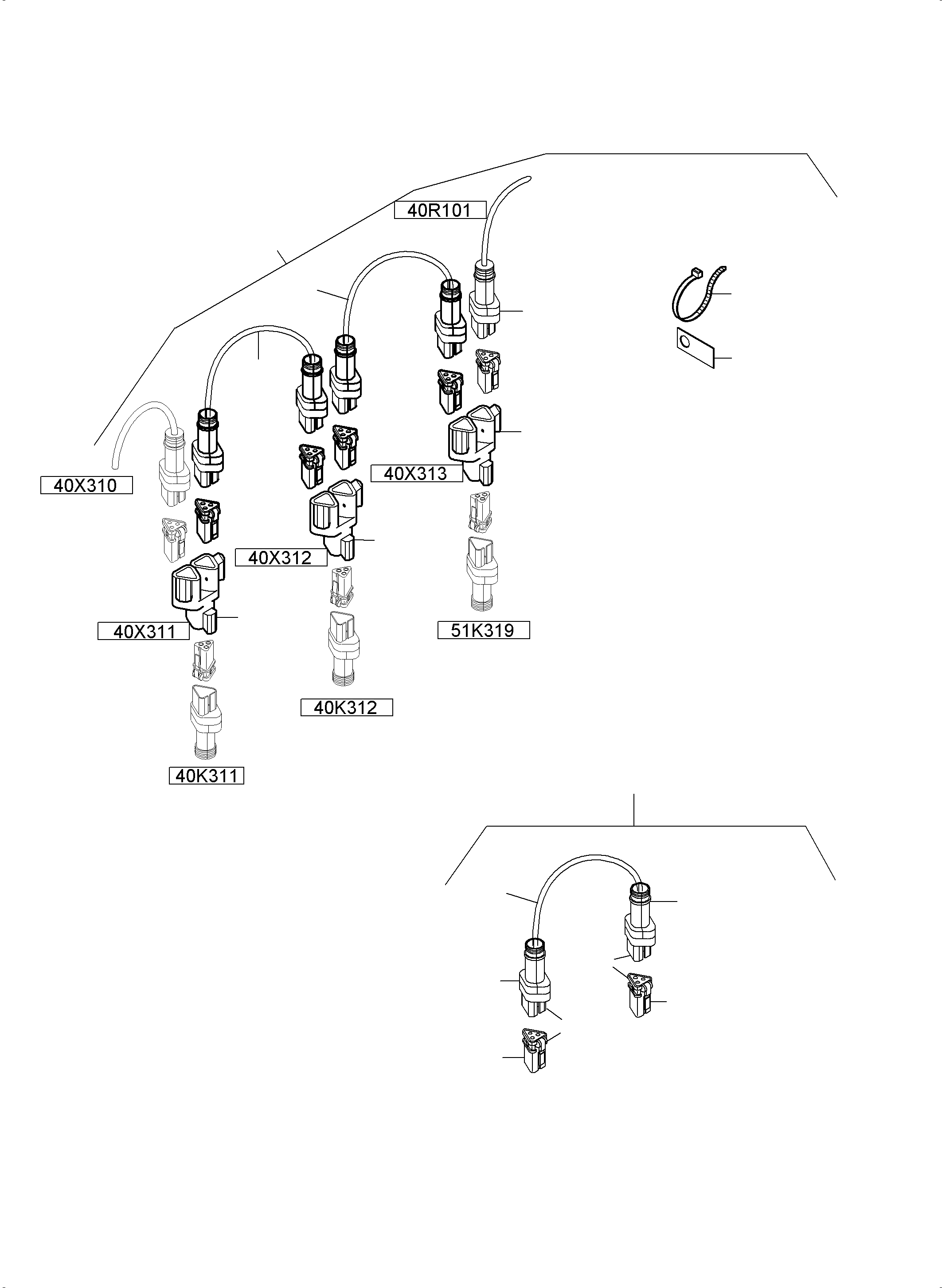Excavators Mining Komatsu / PC8000-6 S/N 12114(G12114) / Switch cabinet Ort 40(113-2272h : 113-2272h)