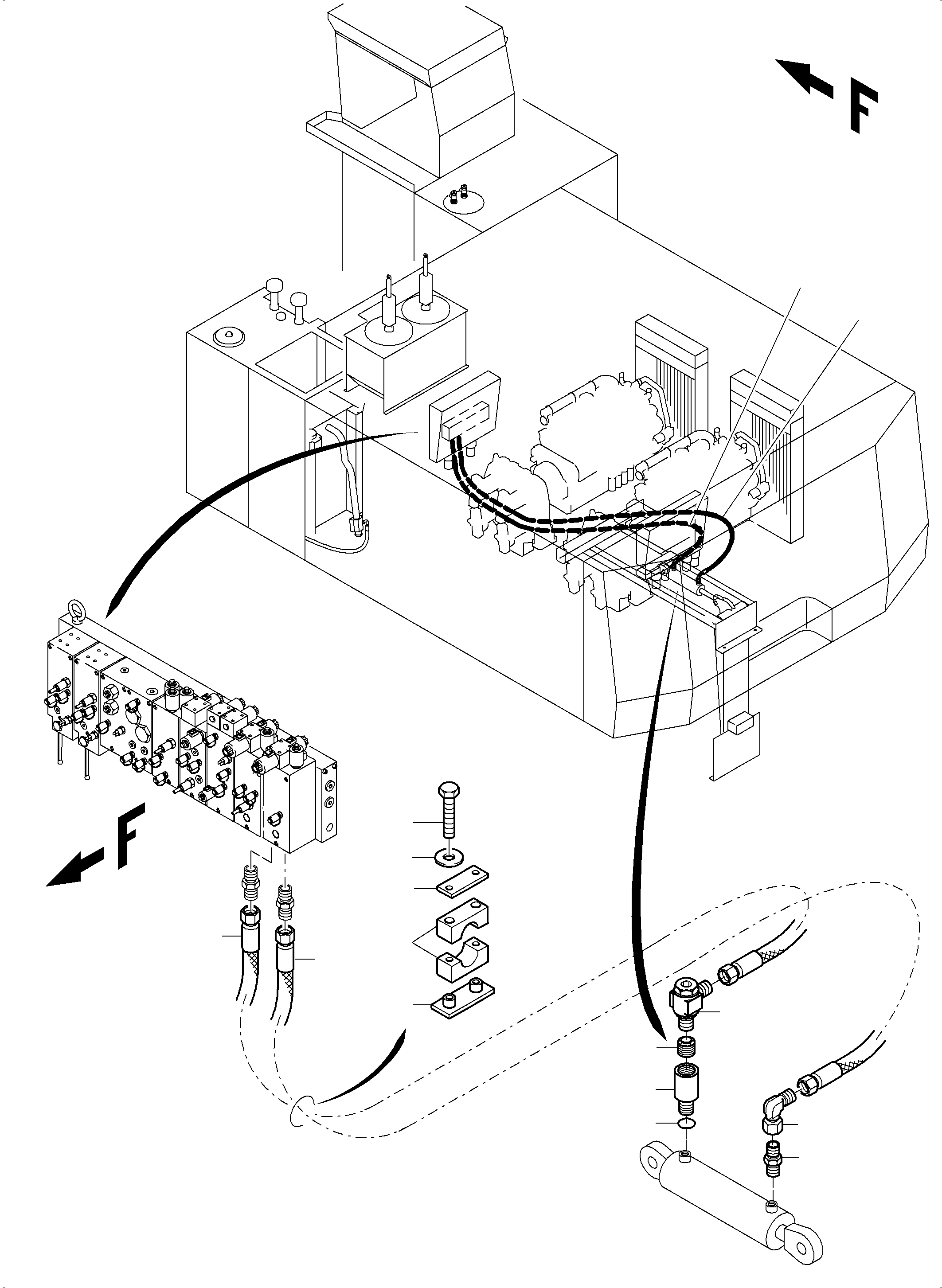 Excavators Mining Komatsu / PC8000-6 S/N 12114(G12114) / Refueling Equipment(113-2306h : 113-2306h)