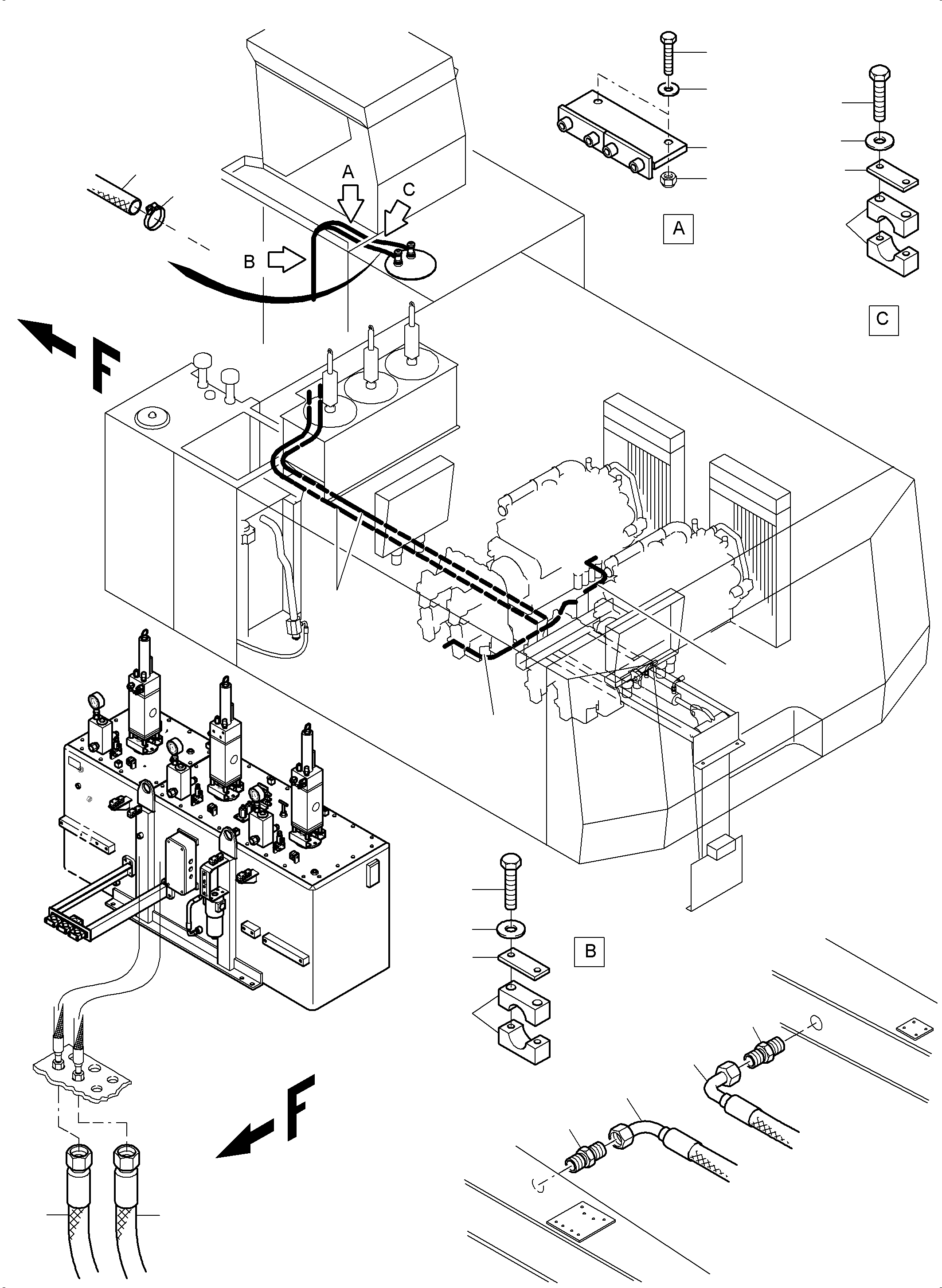 Excavators Mining Komatsu / PC8000-6 S/N 12114(G12114) / Refueling Equipment(113-2306h : 113-2306h)