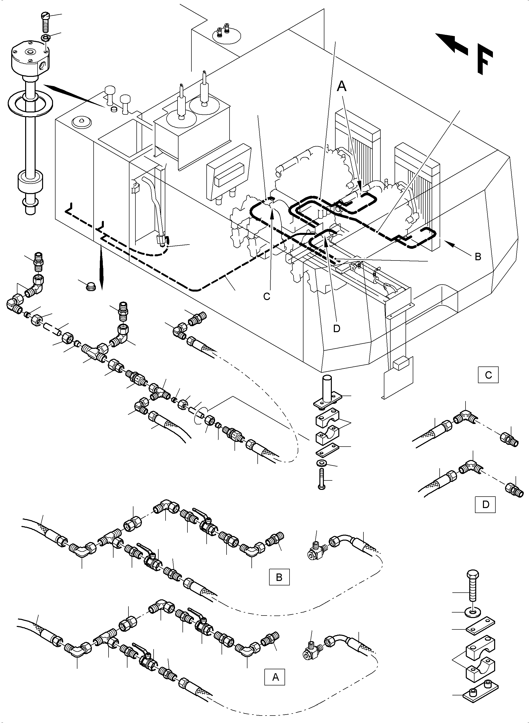Excavators Mining Komatsu / PC8000-6 S/N 12114(G12114) / Refueling Equipment(113-2306h : 113-2306h)