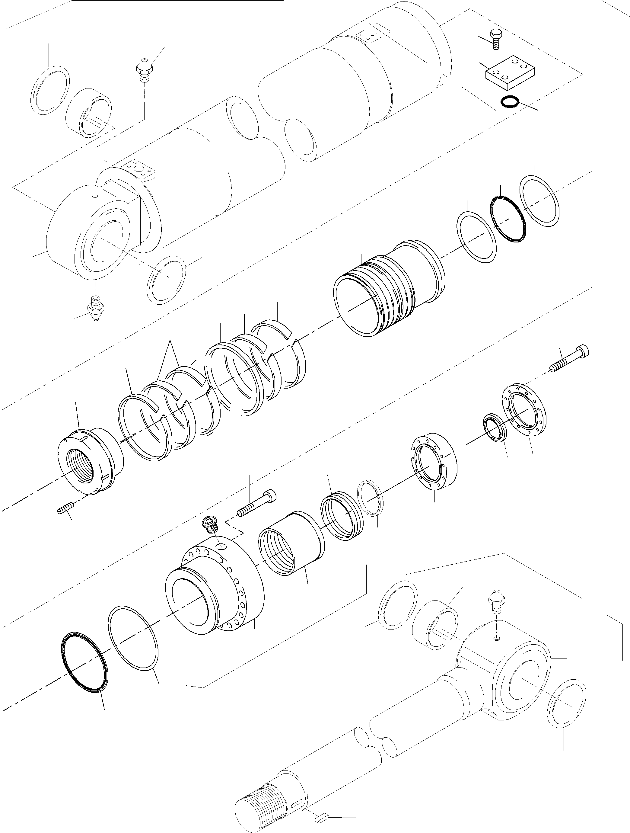 Excavators Mining Komatsu / PC8000-11 S/N 12117(G12117) / Hydraulic Cylinder(113-5082 : 113-5082)