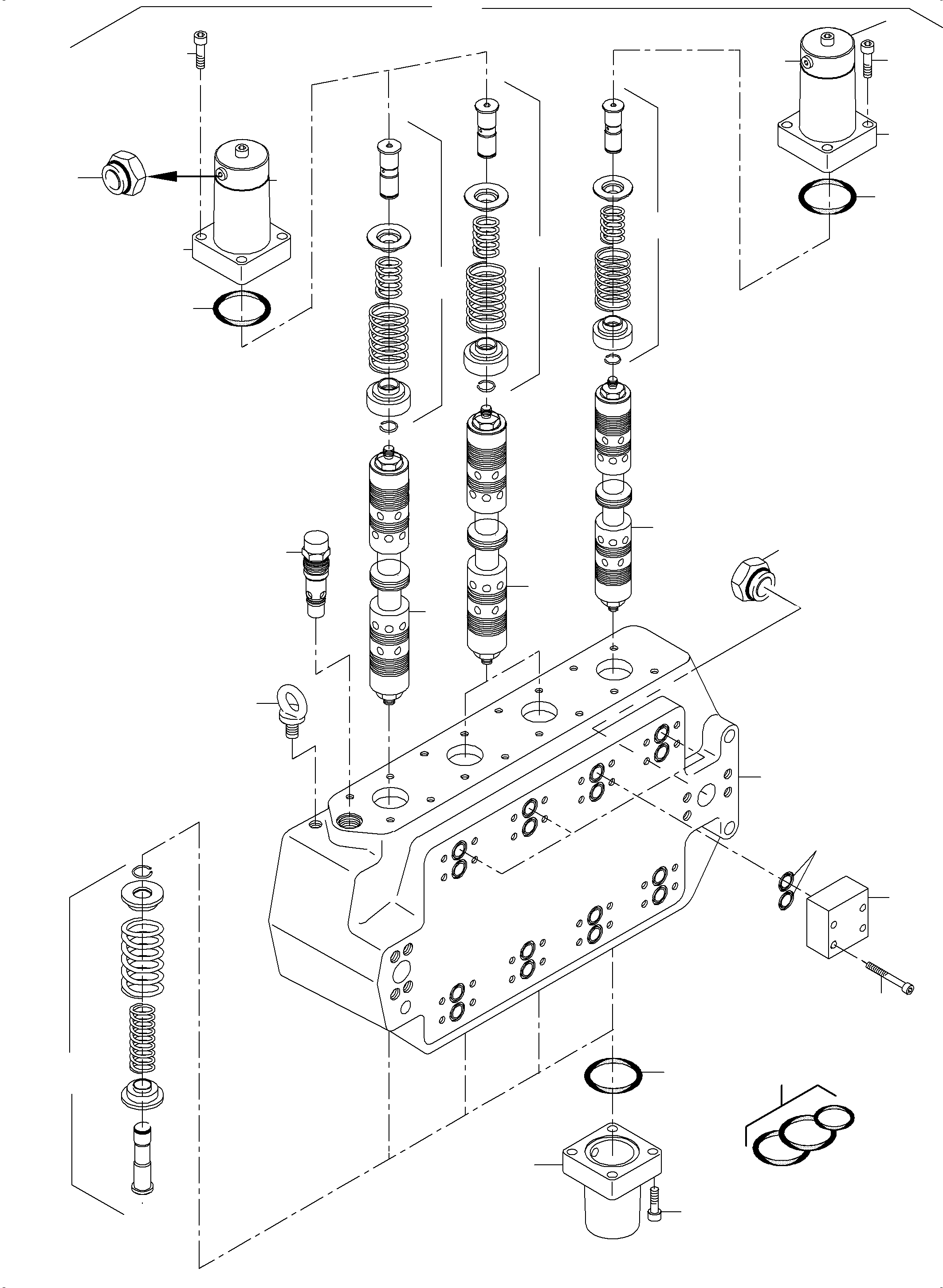 Excavators Mining Komatsu / PC8000-11 S/N 12117(G12117) / Control Block(991-0574a : 991-0574a)