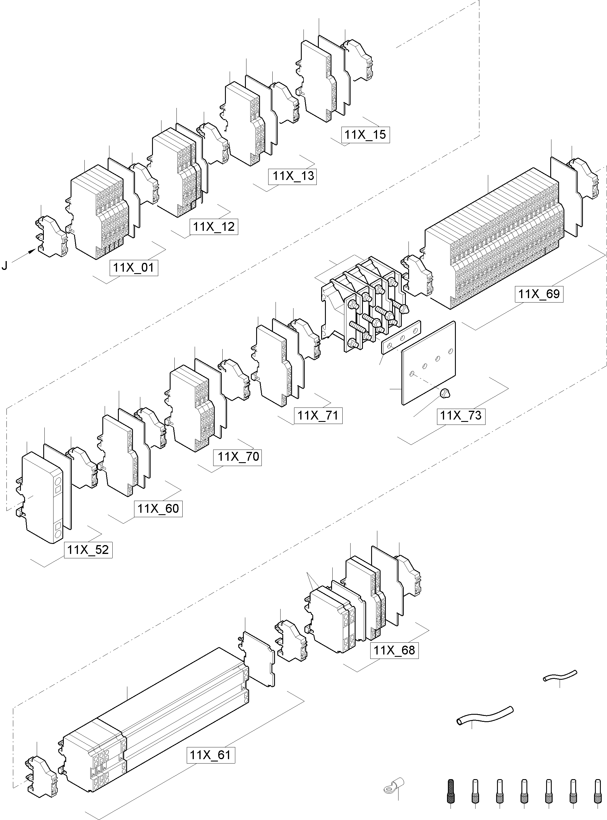 Komatsu parts book diagram for PC8000-11 S/N 12117: SWITCH FRAMING X2 ORT 11