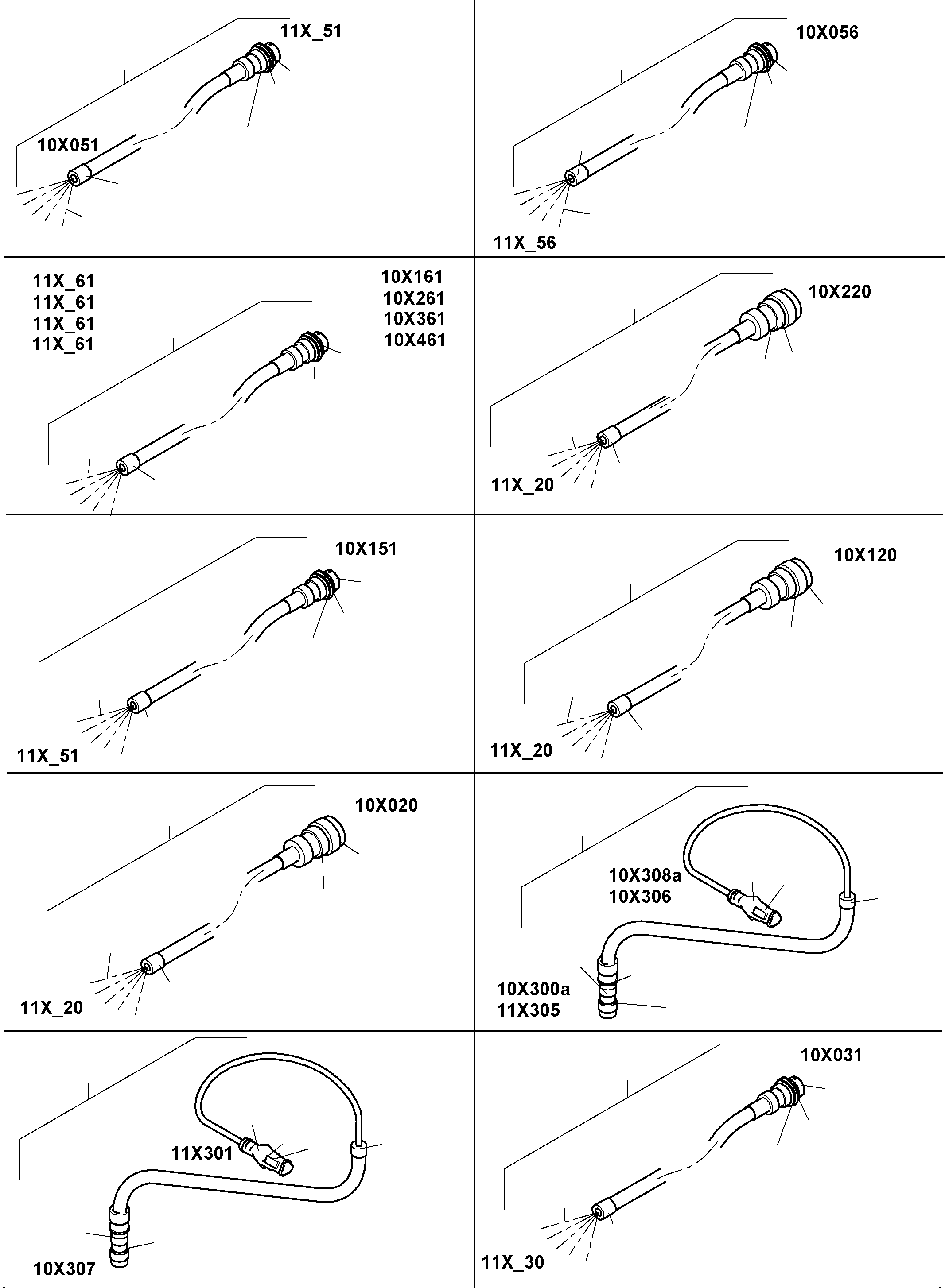 Komatsu parts book diagram for PC8000-11 S/N 12117: CABLE - CAB SUPPORT