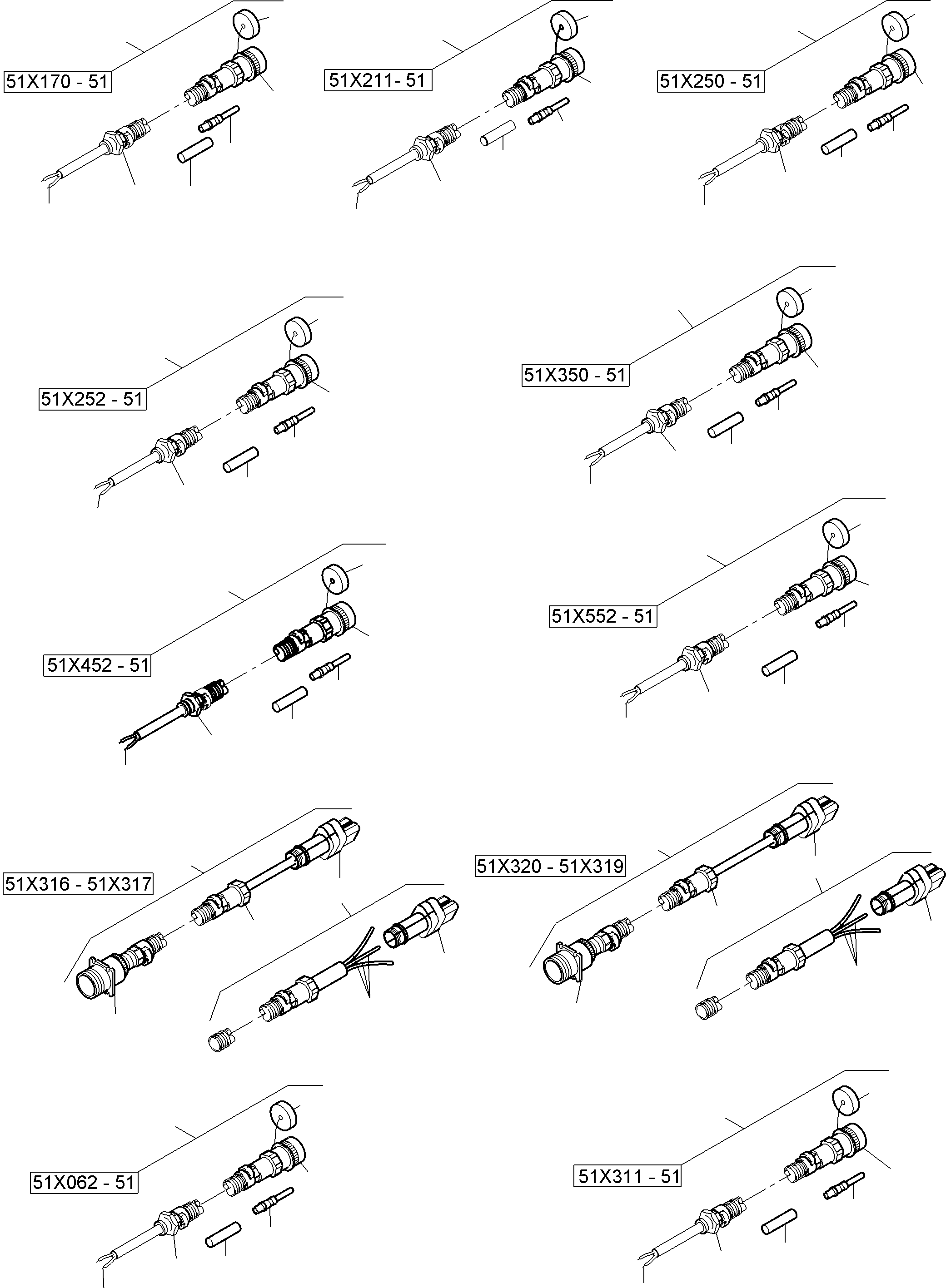 Komatsu parts book diagram for PC8000-11 S/N 12117: SWITCH CABINET ORT 51