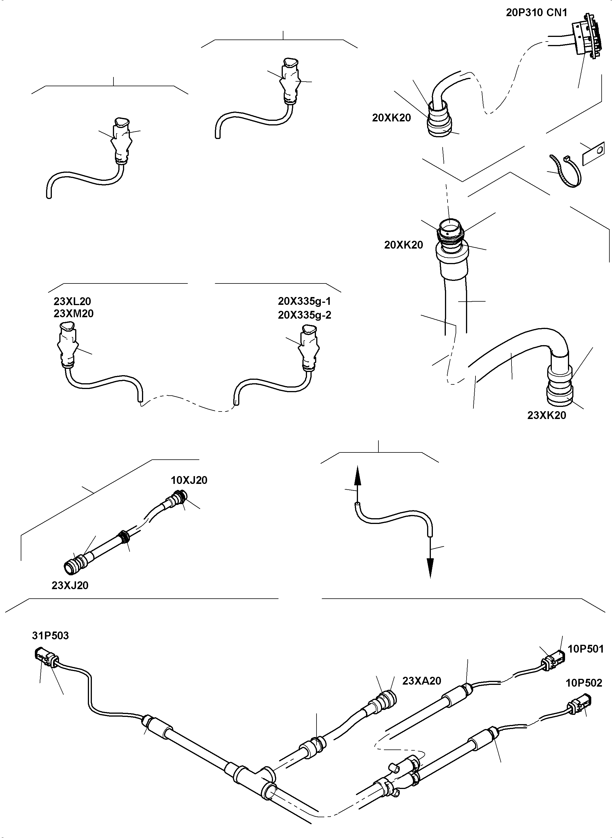 Komatsu parts book diagram for PC8000-11 S/N 12117: COMVISION CAMERASYSTEM CABINE,CAB.SUPPORT, CAB.PODIUM