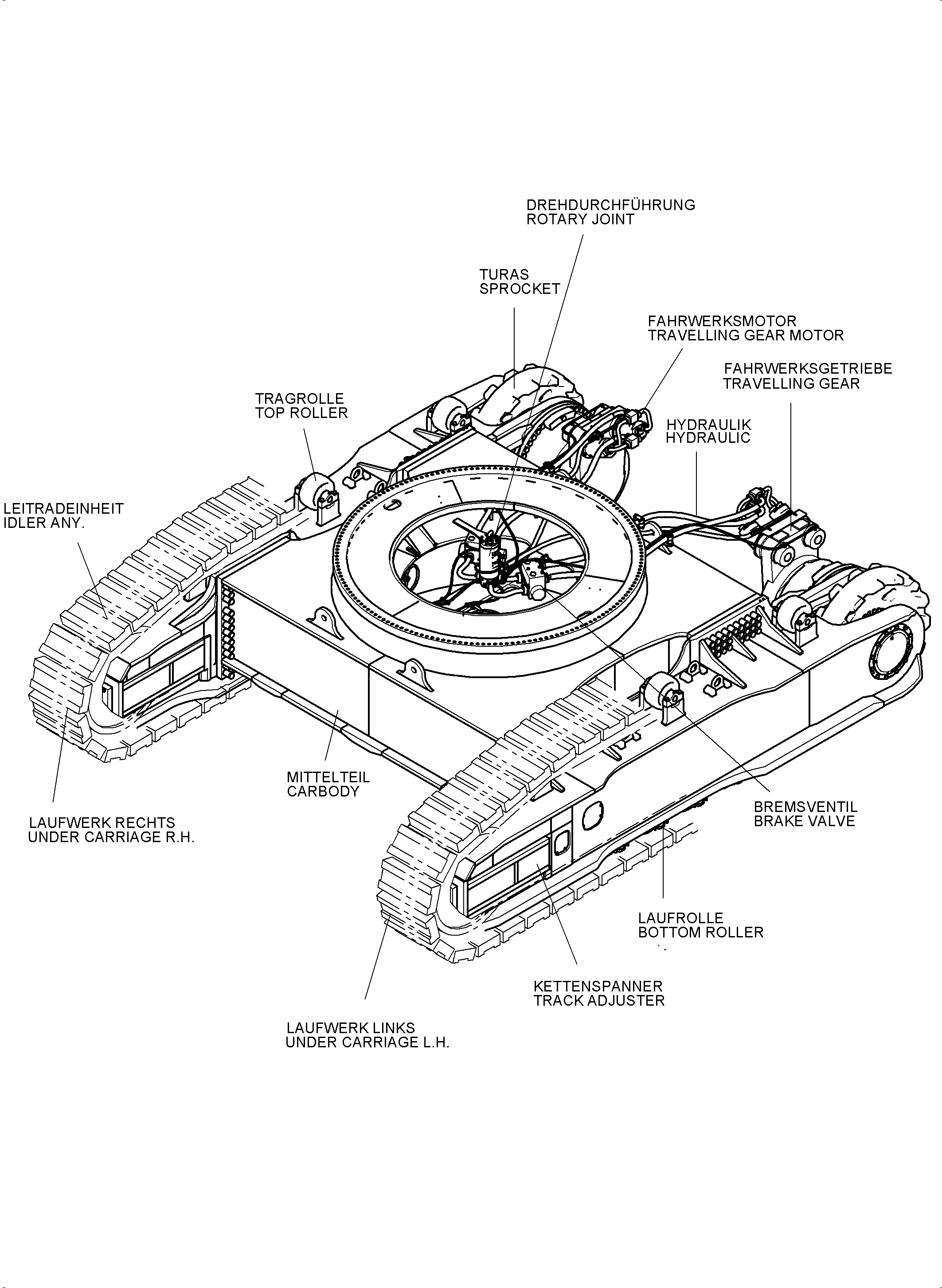Excavators Mining Komatsu / PC8000-11 S/N 12117(G12117) / Superstrukture(213-0031 : 213-0031)
