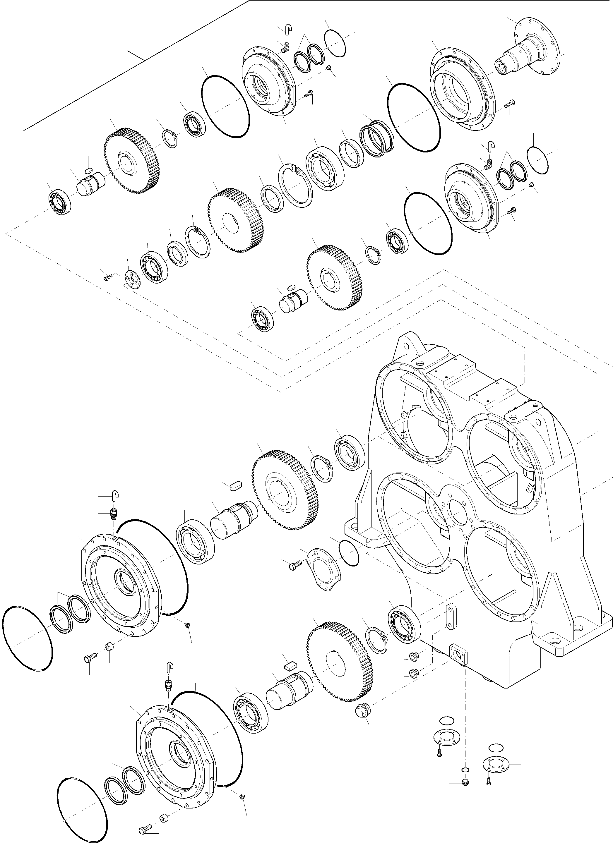 Komatsu parts book diagram for PC8000-11 S/N 12118: PUMP DISTRIBUTOR GEAR
