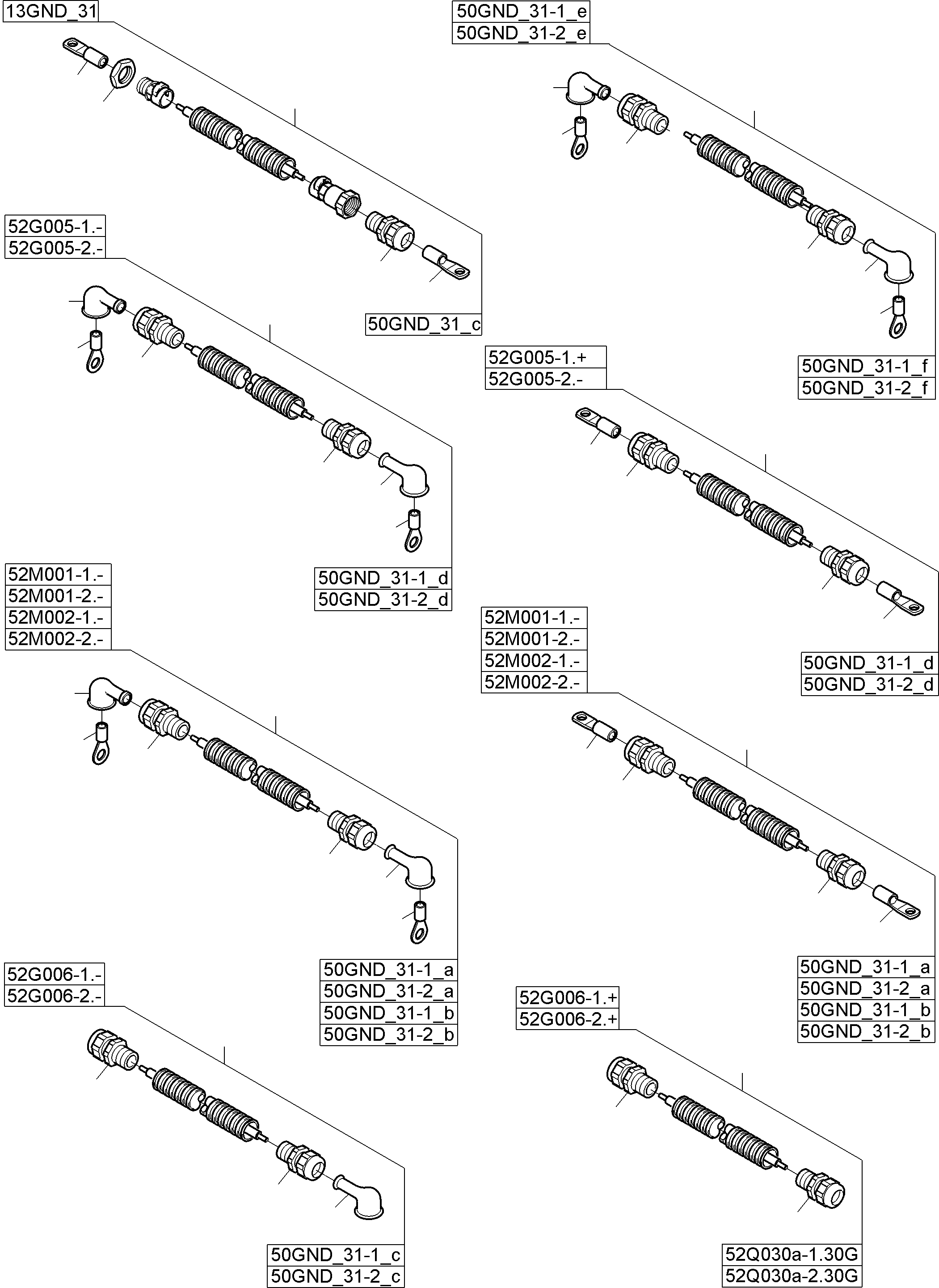 Komatsu parts book diagram for PC8000-11 S/N 12118: BATTERY SWITCH BOX WITH CABLES