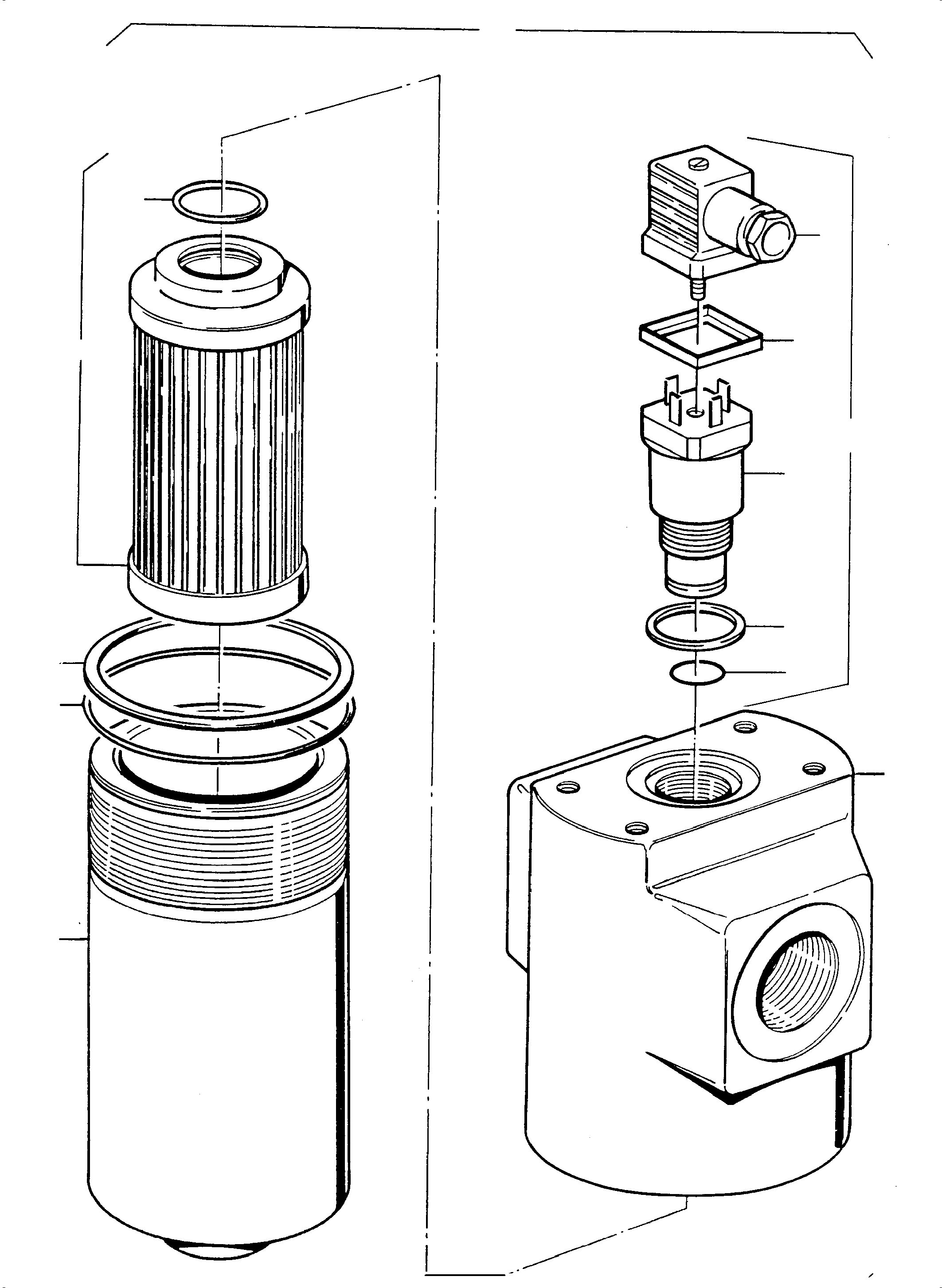 Komatsu parts book diagram for H455-SD S/N 15009: HYDRAULIC FILTER