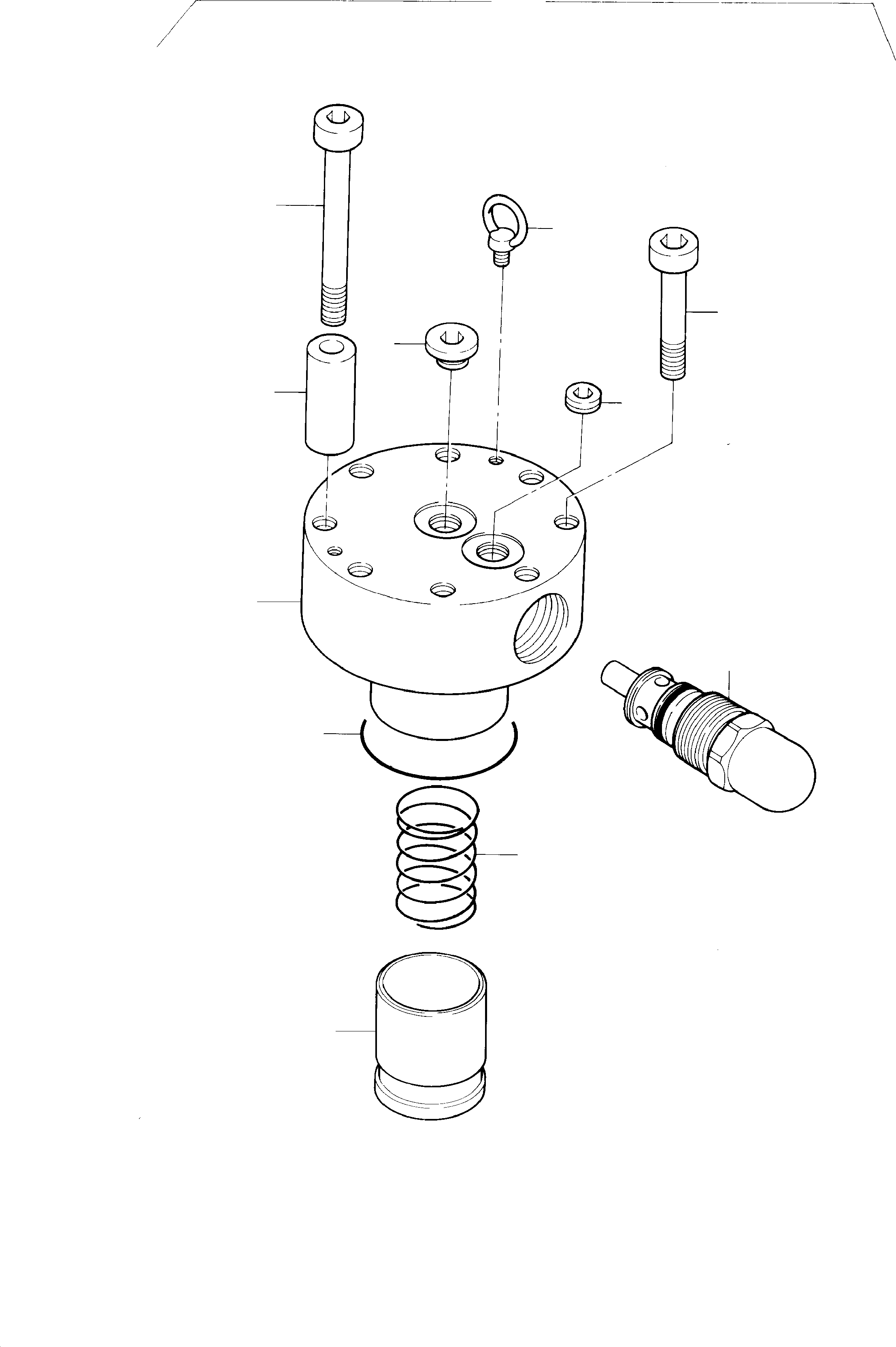Komatsu parts book diagram for H455-SD S/N 15009: PRESSURE RELIEF VALVE