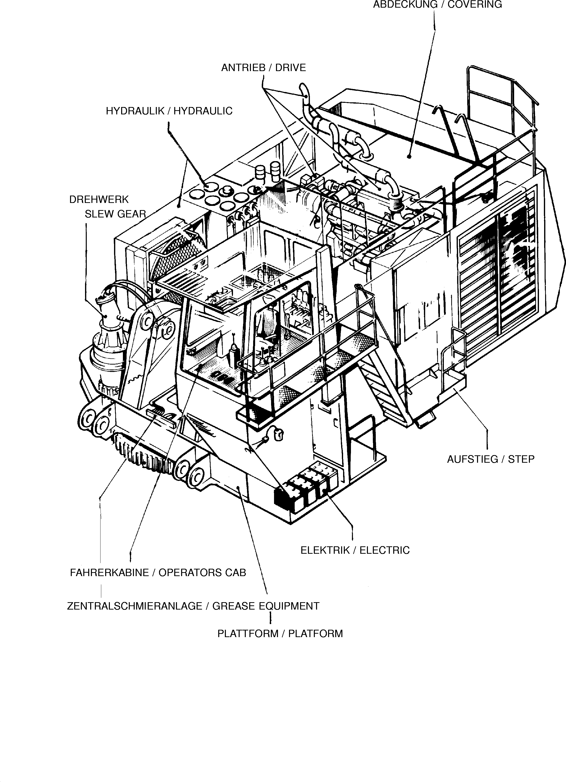 Komatsu parts book diagram for H455-SD S/N 15009: 