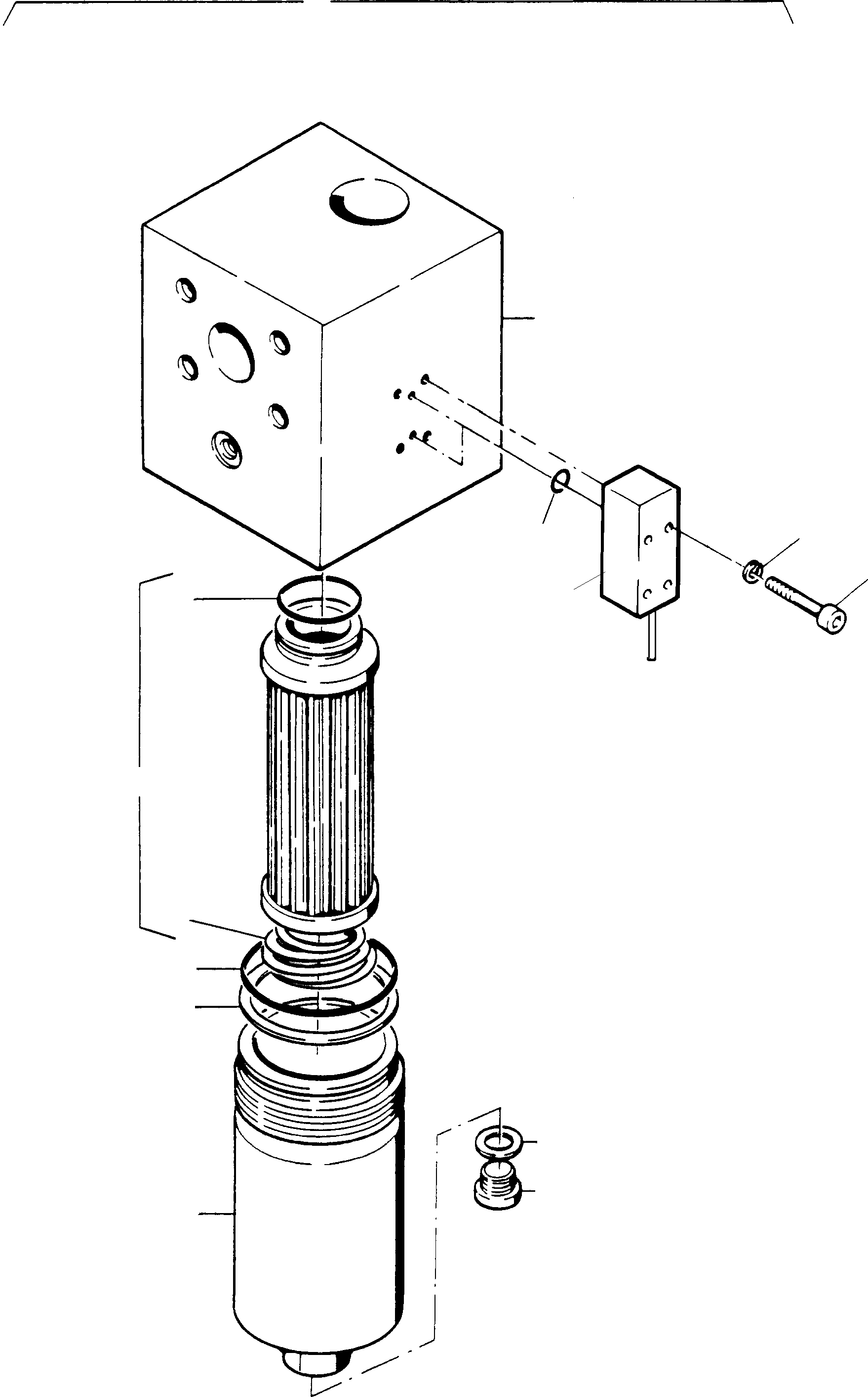 Komatsu parts book diagram for H455-SD S/N 15009: SIMPLEX H.P. FILTER