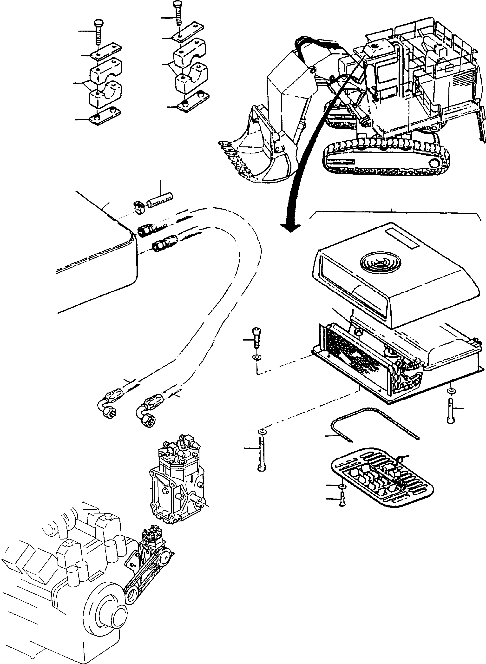 Komatsu parts book diagram for H455-SD S/N 15009: AIR CONDITION ARR.