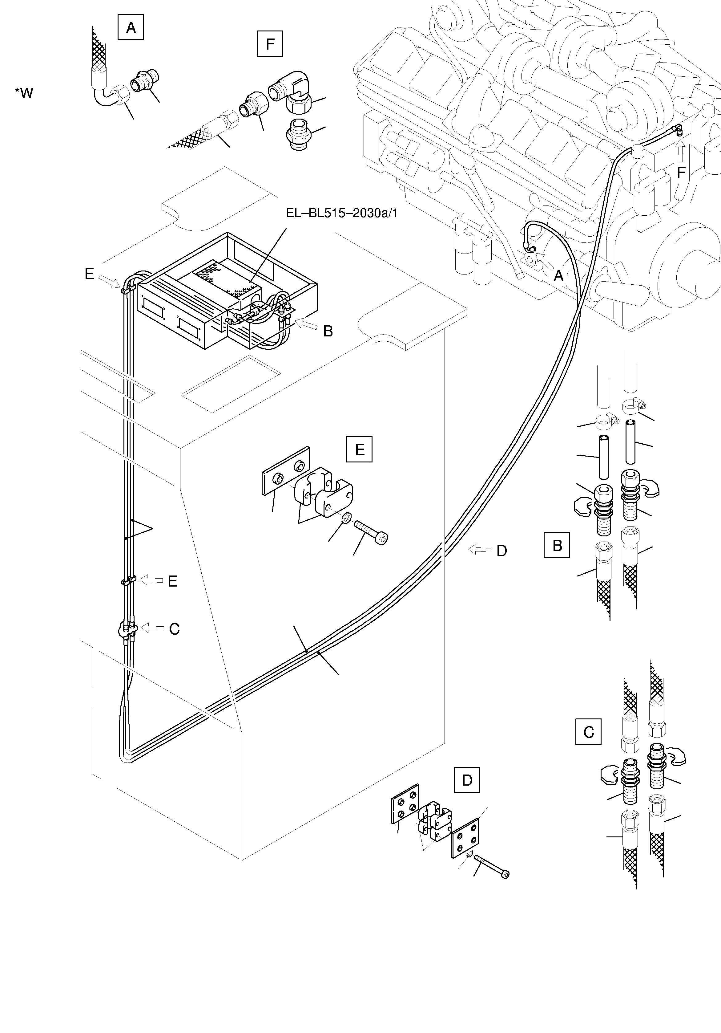 Komatsu parts book diagram for H455-SD S/N 15009: CAB HEATER ARR.