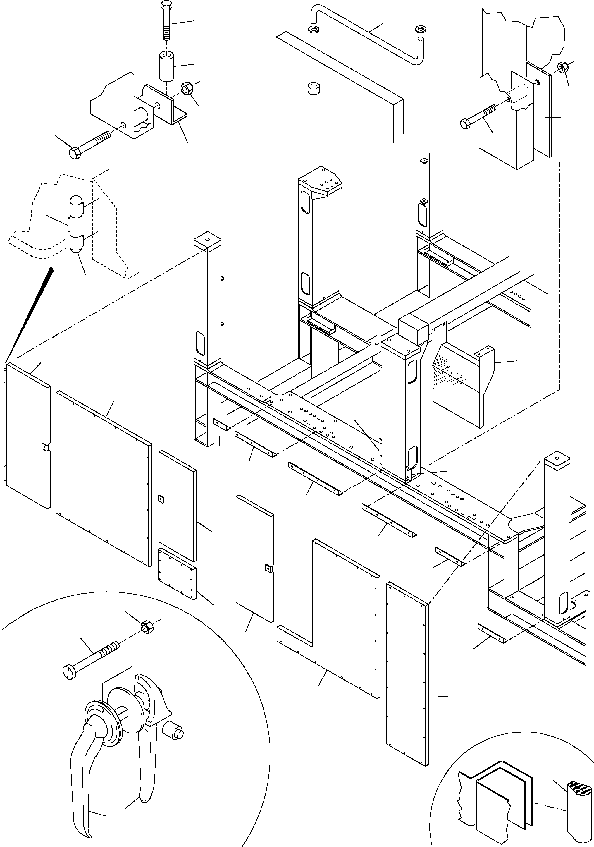 Komatsu parts book diagram for H455-SD S/N 15009: MACHINERY HOUSE