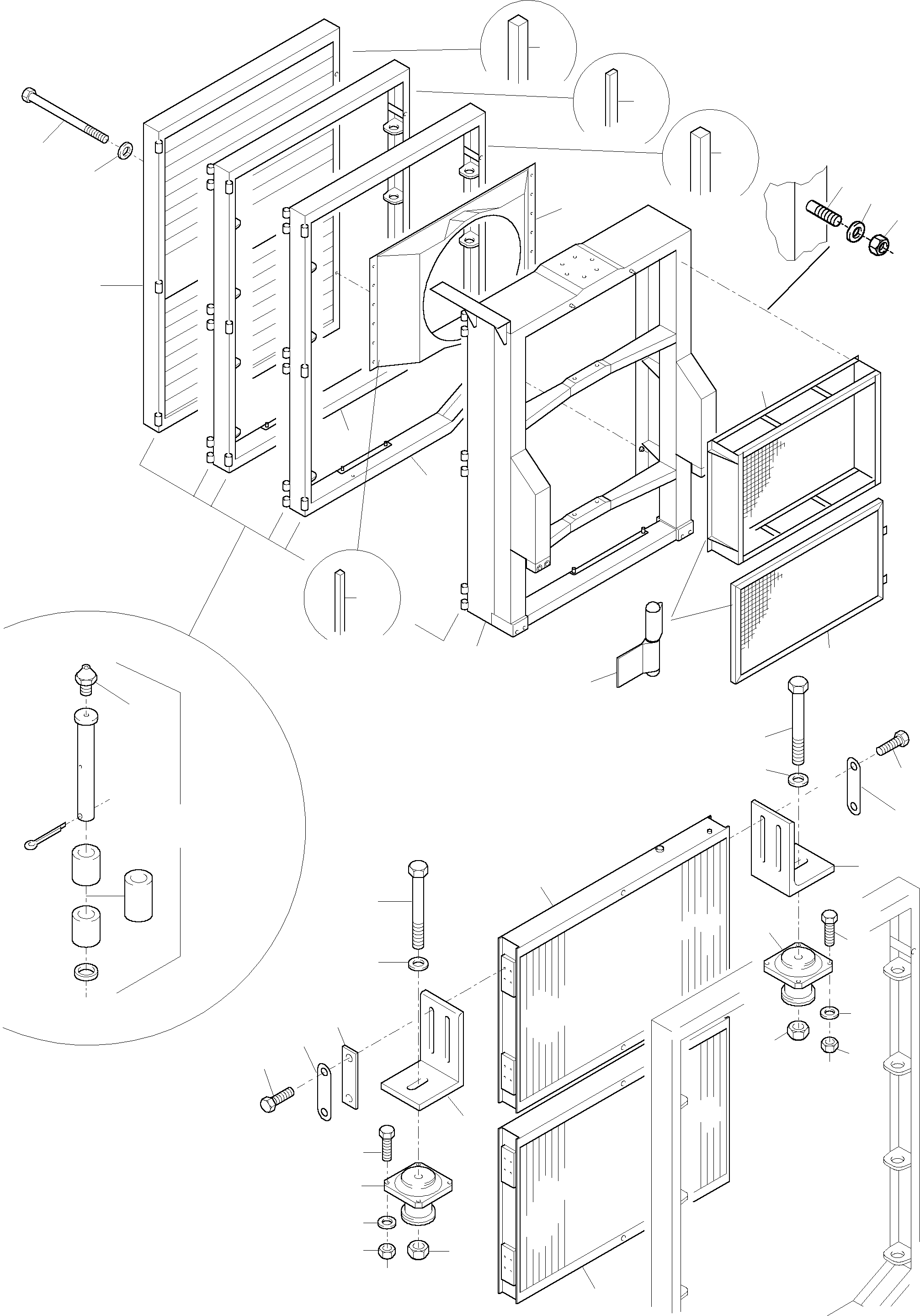 Komatsu parts book diagram for H455-SD S/N 15009: OIL COOLER SYSTEM
