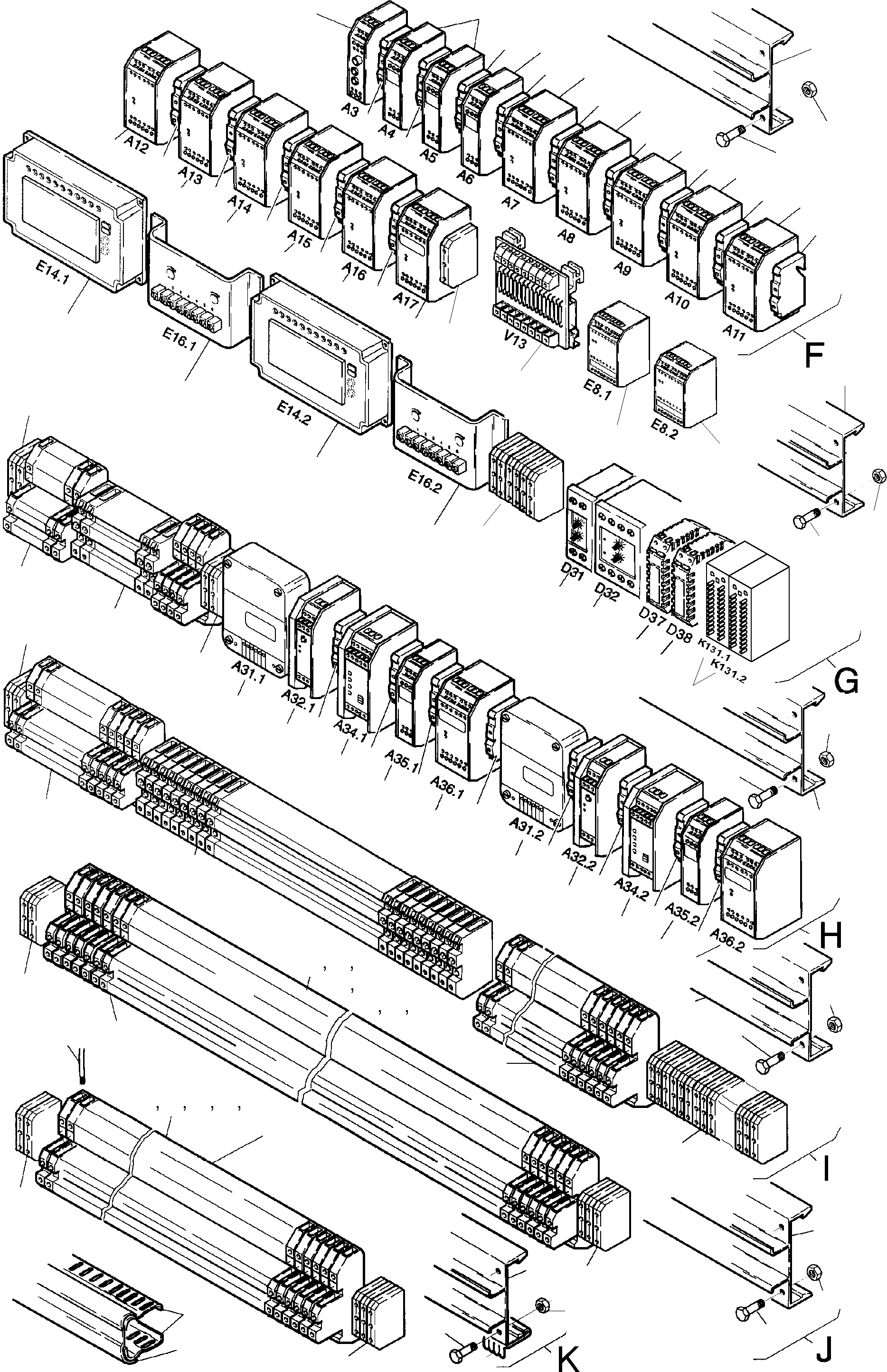Komatsu parts book diagram for H455-SD S/N 15009: SWITCH FRAMING IN CABSUPPORT