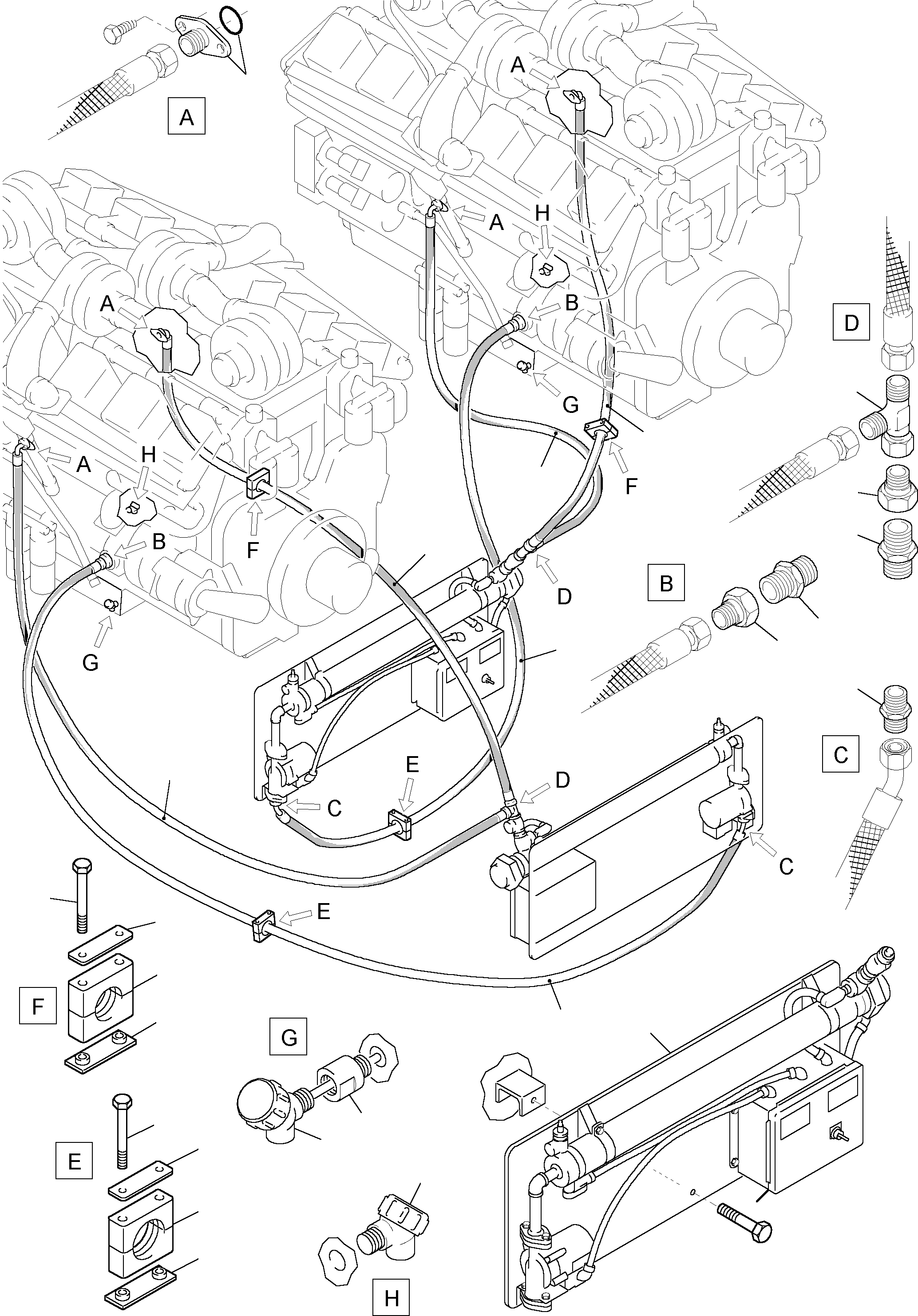 Komatsu parts book diagram for H455-SD S/N 15009: TEMPERATURE CONDITIONING