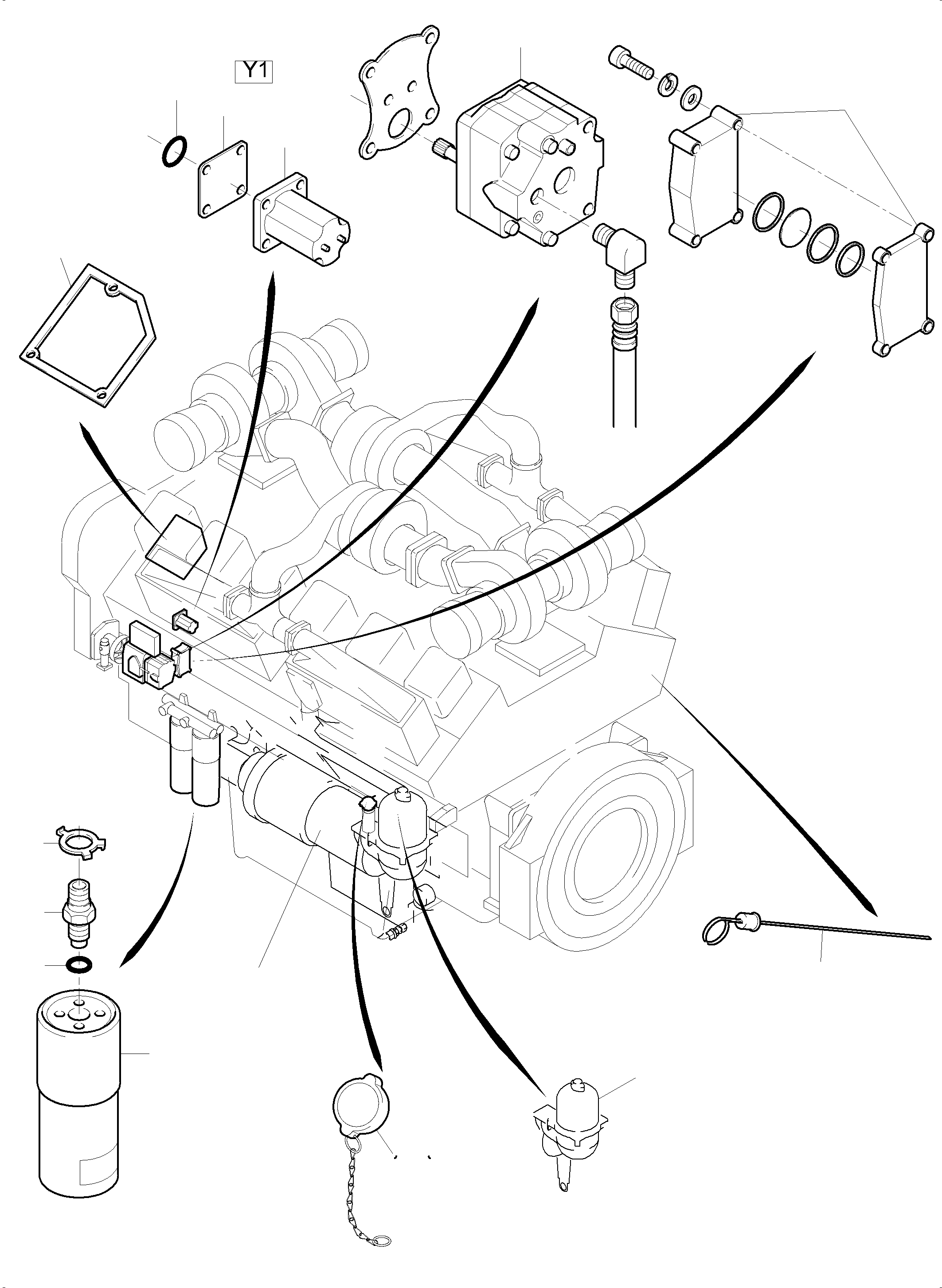 Excavators Mining Komatsu / PC5500-6 S/N 15061(G15061) / Diesel Engine(991-0013e : 991-0013e)