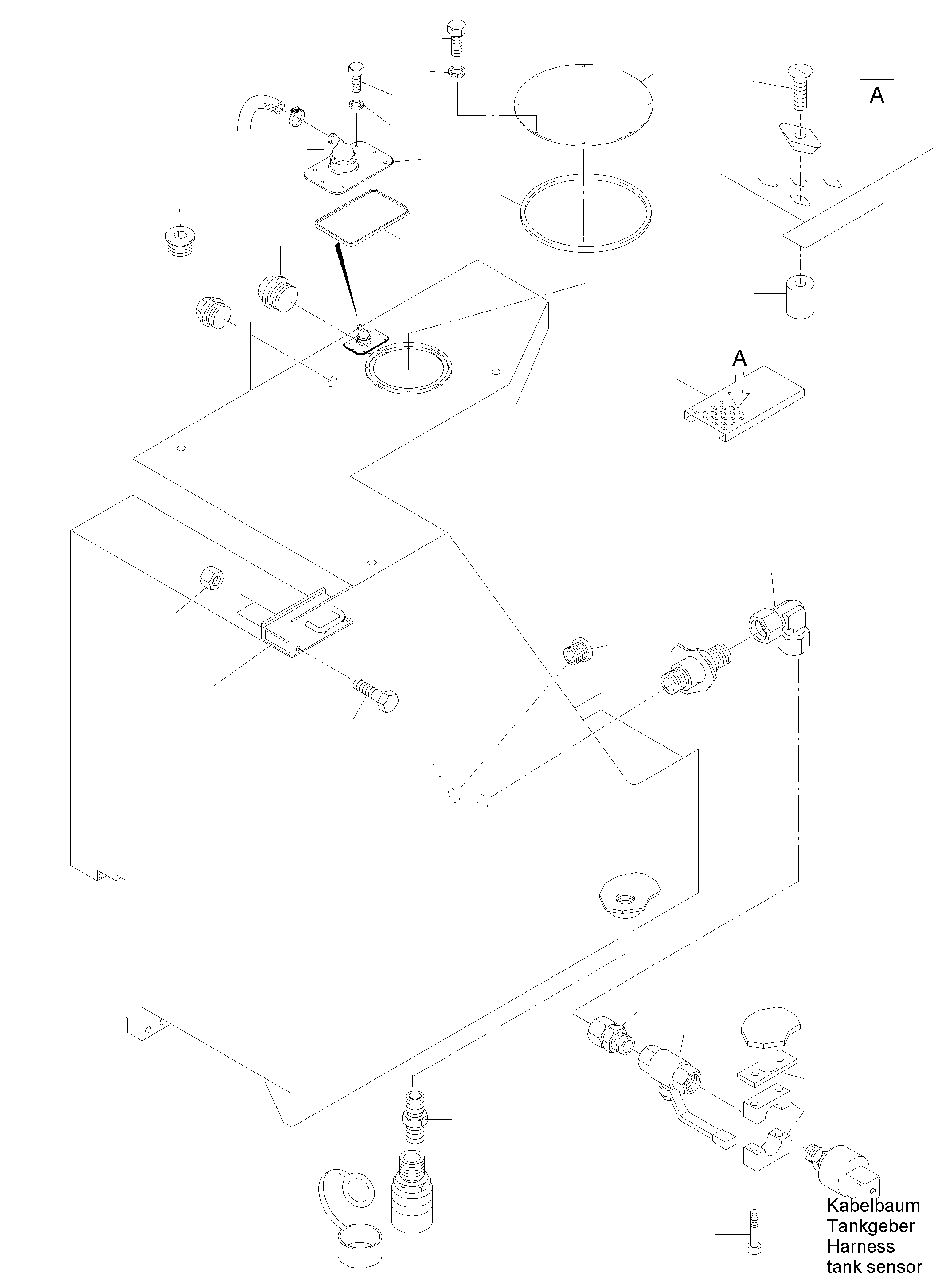Excavators Mining Komatsu / PC5500-6 S/N 15061(G15061) / Fuel Tank(515-1270e : 515-1270e)