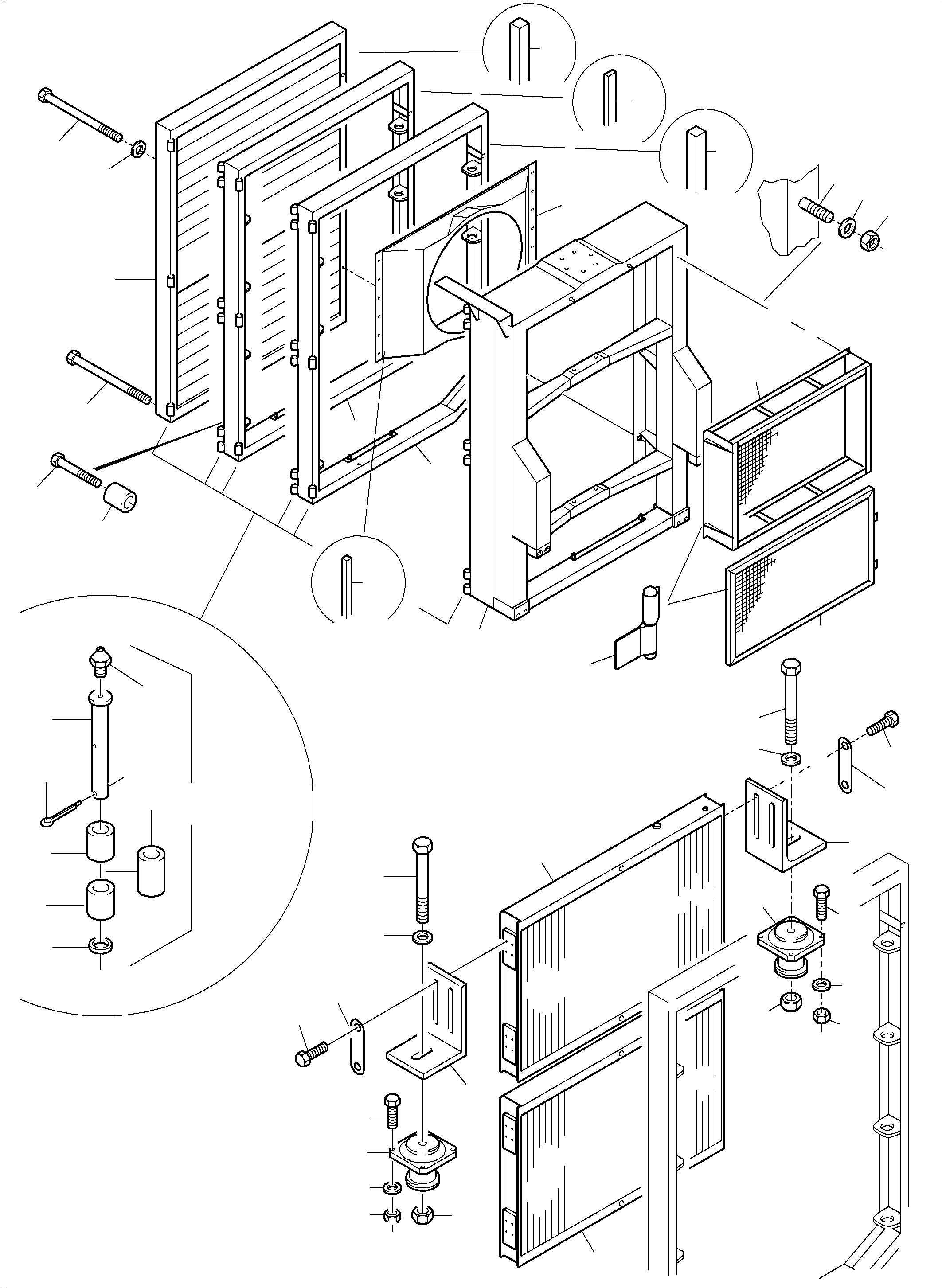 Excavators Mining Komatsu / PC5500-6 S/N 15061(G15061) / Oil Cooler System(515-1810f : 515-1810f)