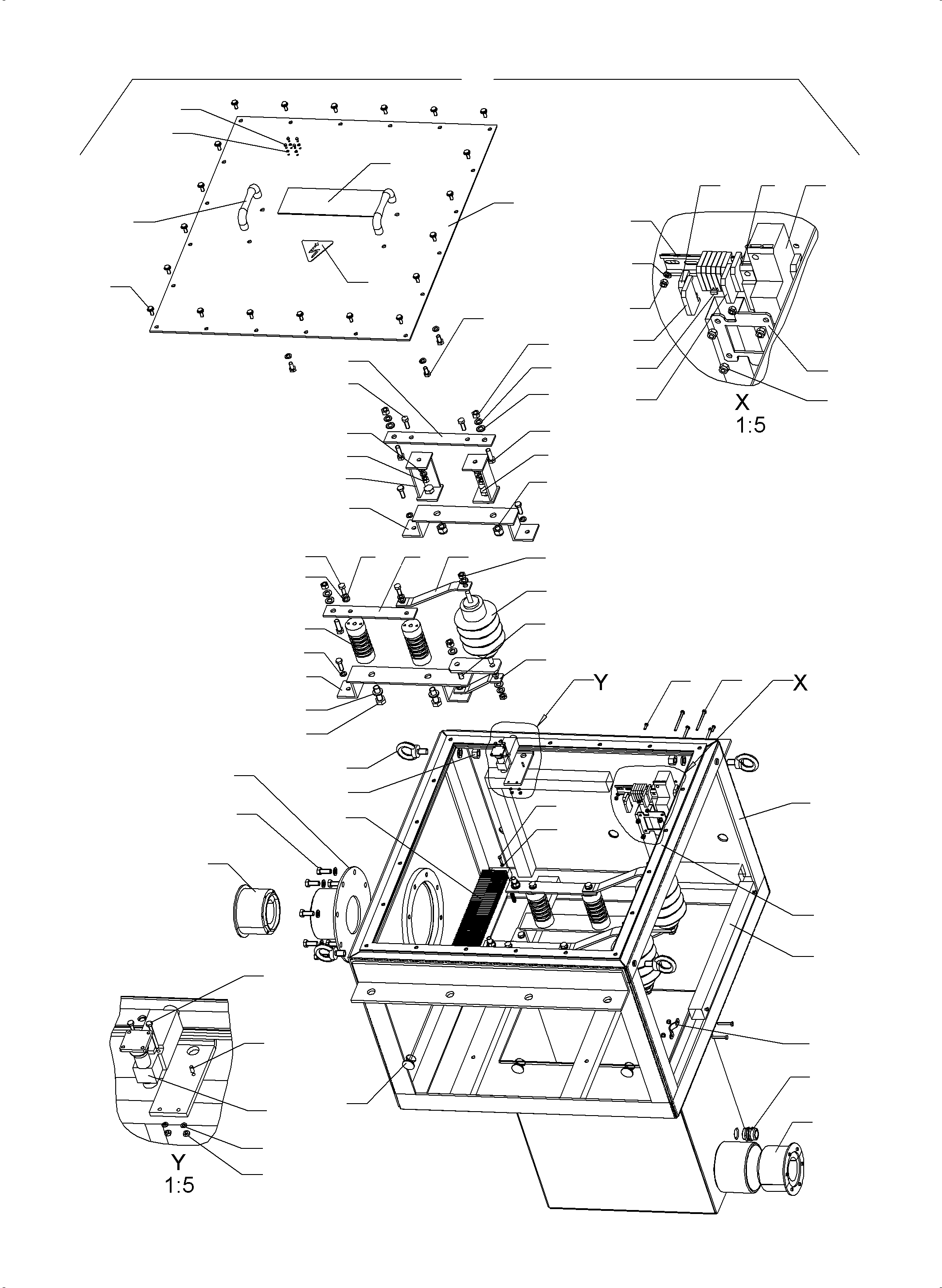 Excavators Mining Komatsu / PC5500-6E S/N 15070(G15070) / Junction Box(991-0734a : 991-0734a)