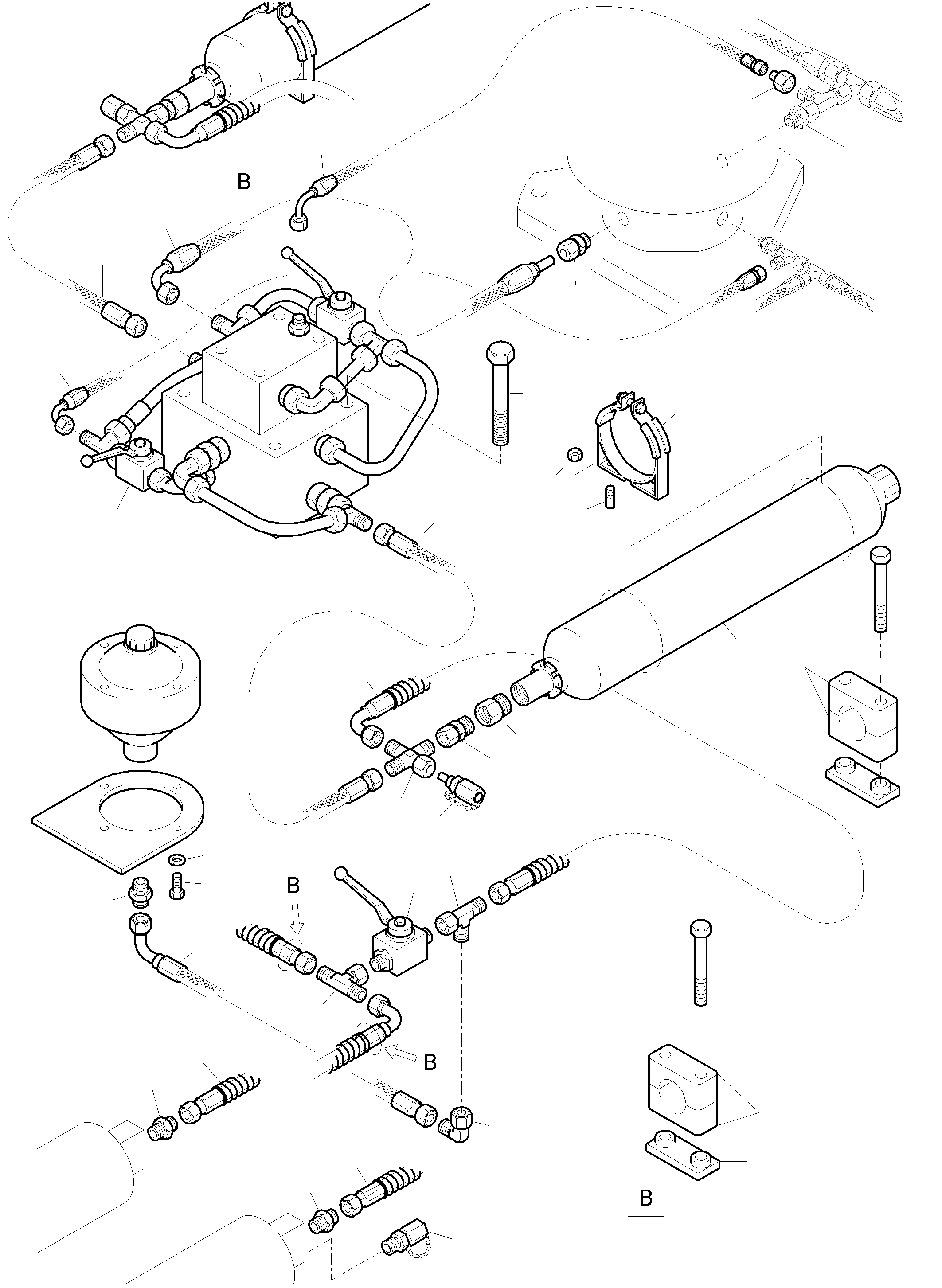 Excavators Mining Komatsu / PC5500-6 S/N 15071(G15071) / Hydraulic Track Tensioning Standard(515-3187 : 515-3187)