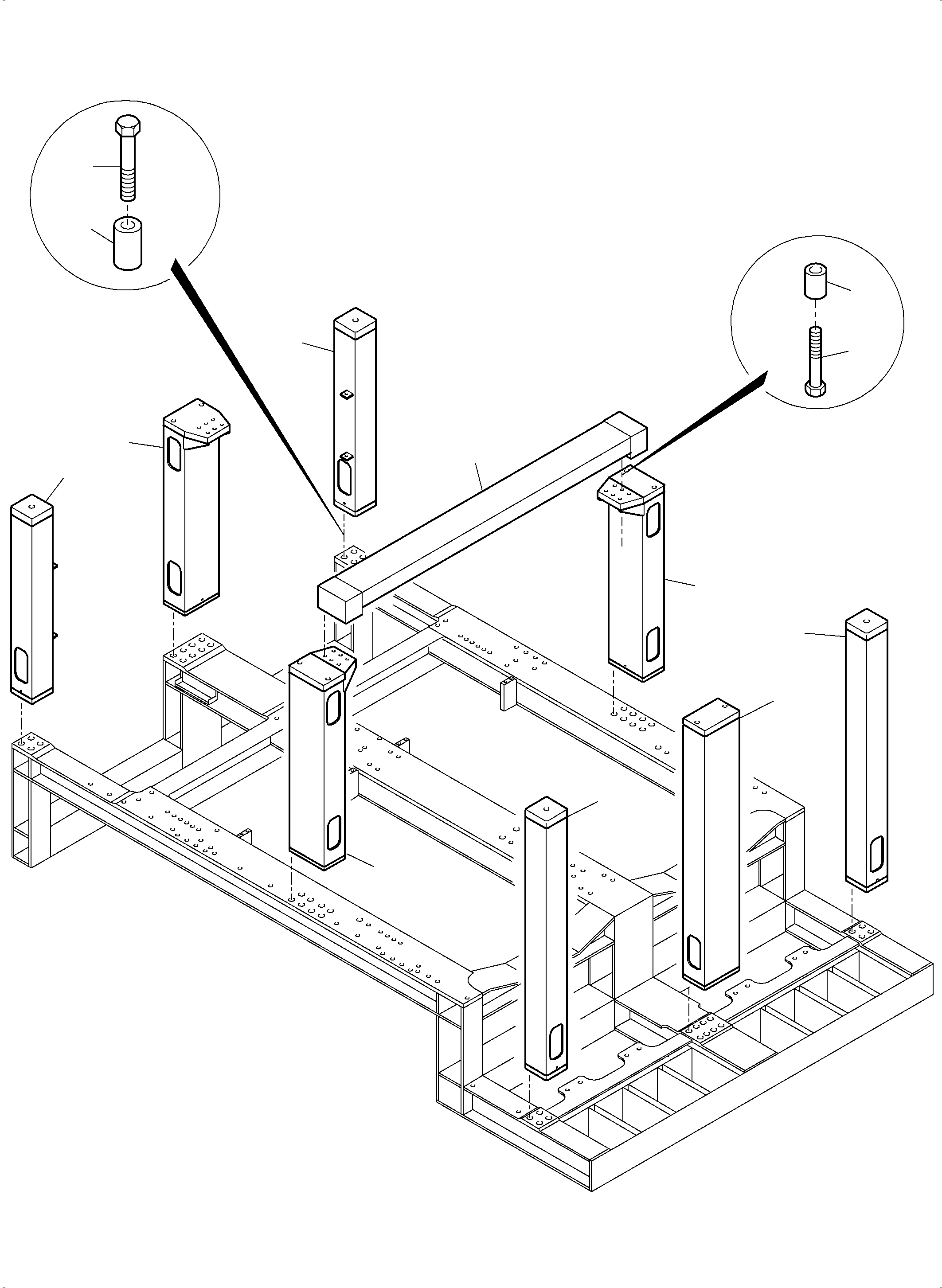 Komatsu parts book diagram for PC5500-6 S/N 15081: MACHINERY HOUSE DIESEL
