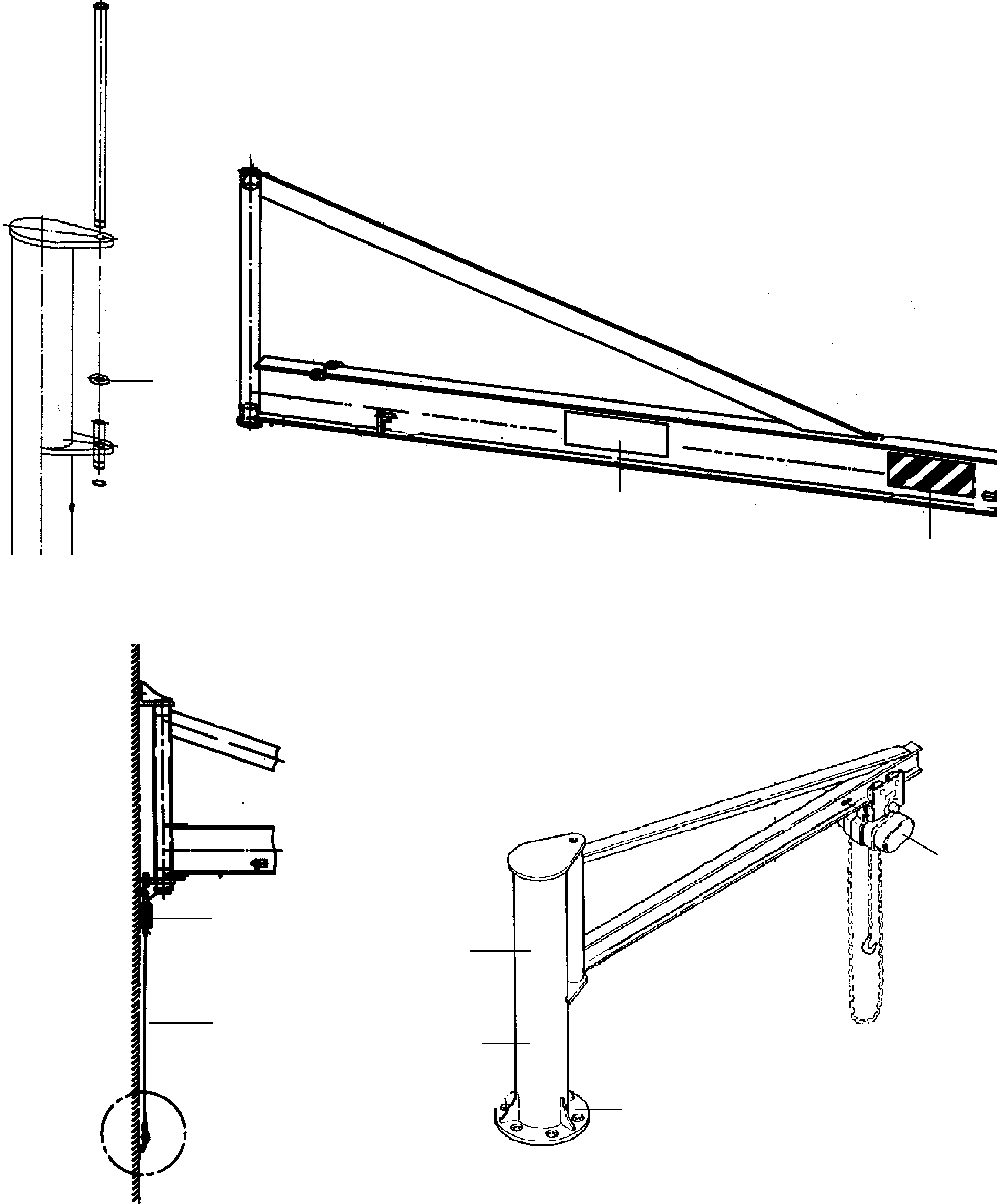 Komatsu parts book diagram for PC5500-6 S/N 15081: CRANE ASSY.
