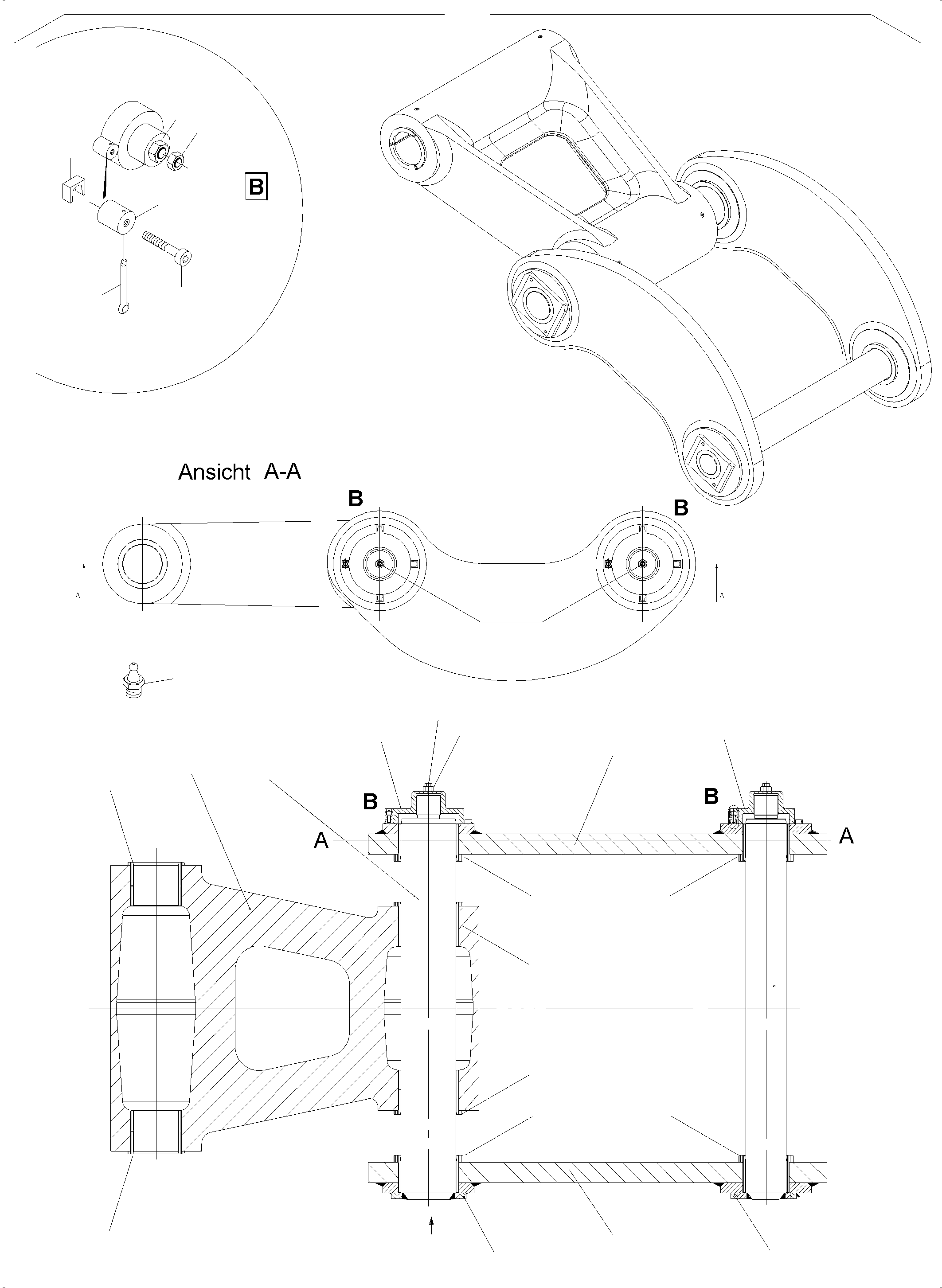 Excavators Mining Komatsu / PC5500-6 S/N 15083(G15083) / Steering and Rod(515-4700g : 515-4700g)