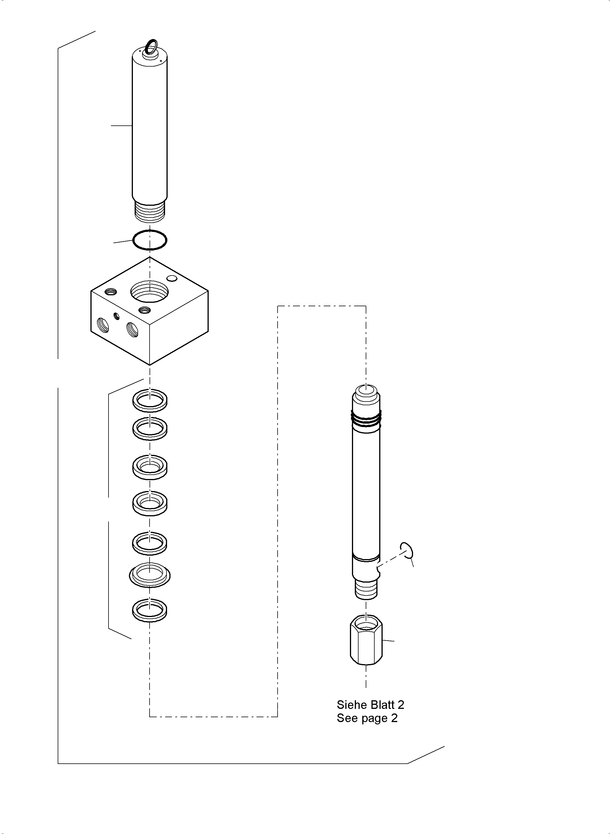 Komatsu parts book diagram for PC5500-6 S/N 15083: LUBE PUMP