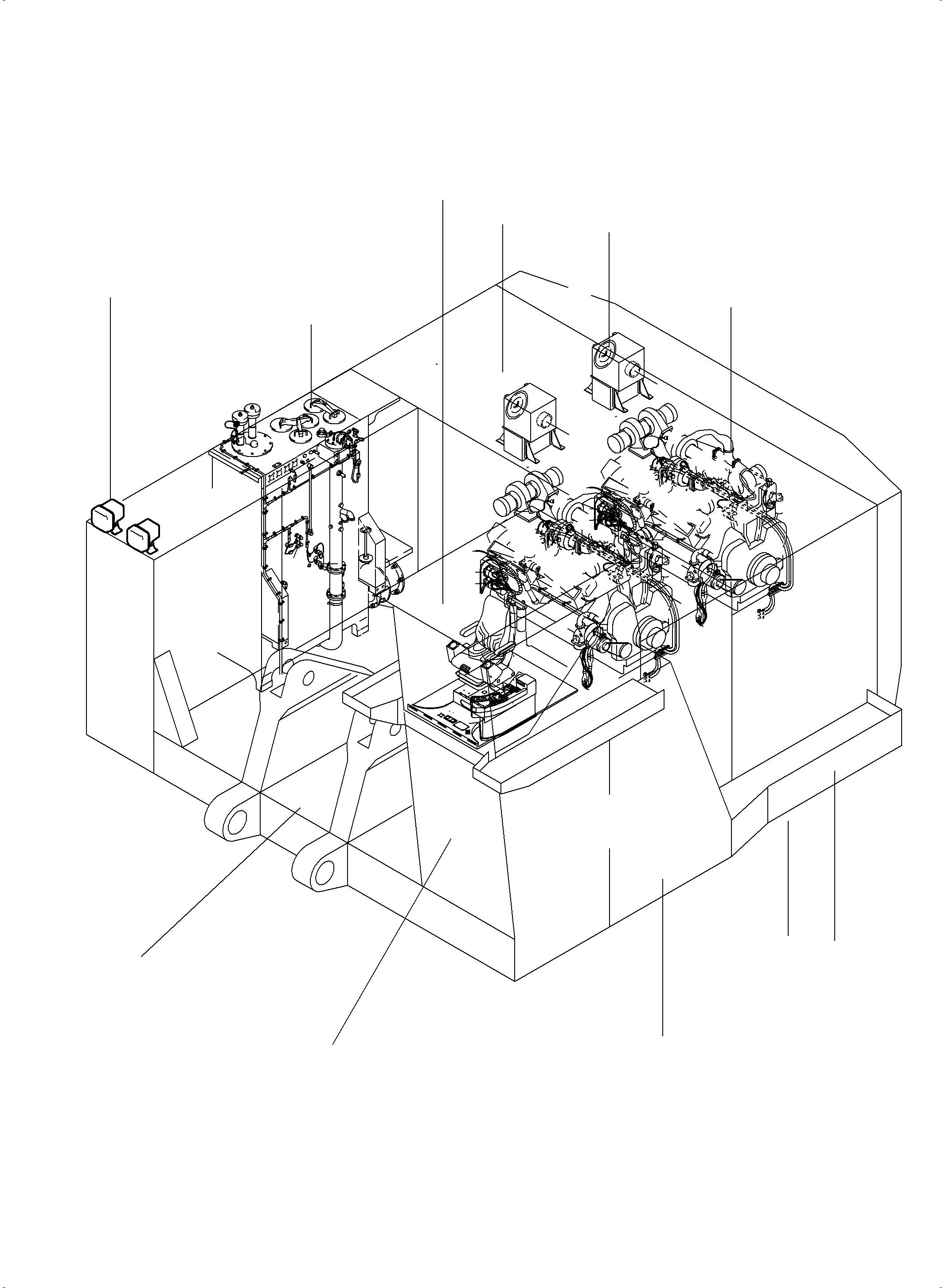 Komatsu parts book diagram for PC5500-6 S/N 15086: ELECTRIC EQUIPMENT