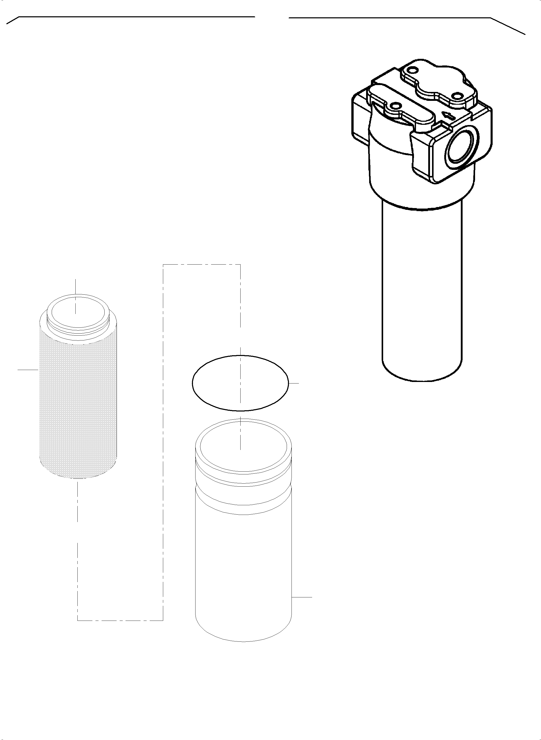 Komatsu parts book diagram for PC5500-6E S/N 15089: HYDRAULIC FILTER