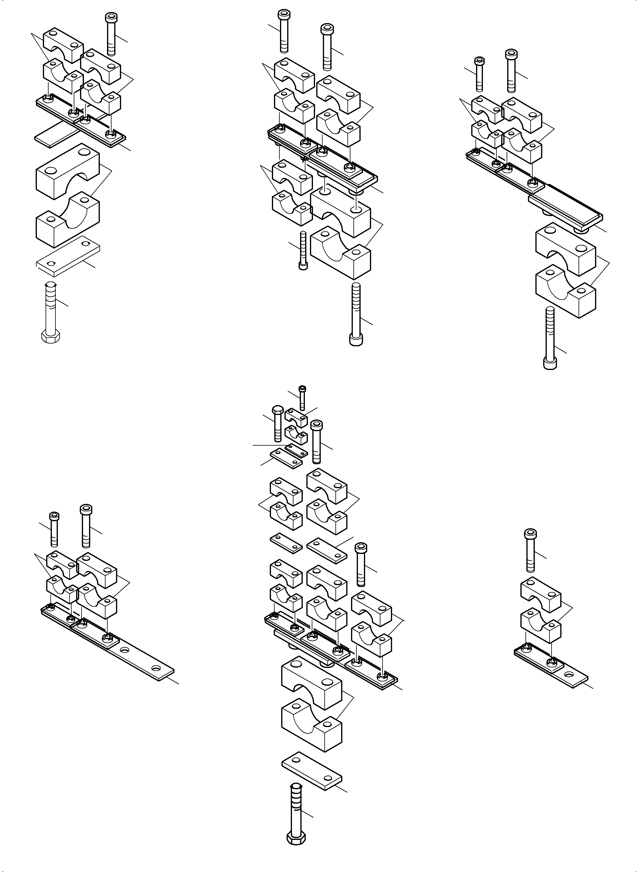 Komatsu parts book diagram for PC5500-6E S/N 15089: LUBE STATION ARR.