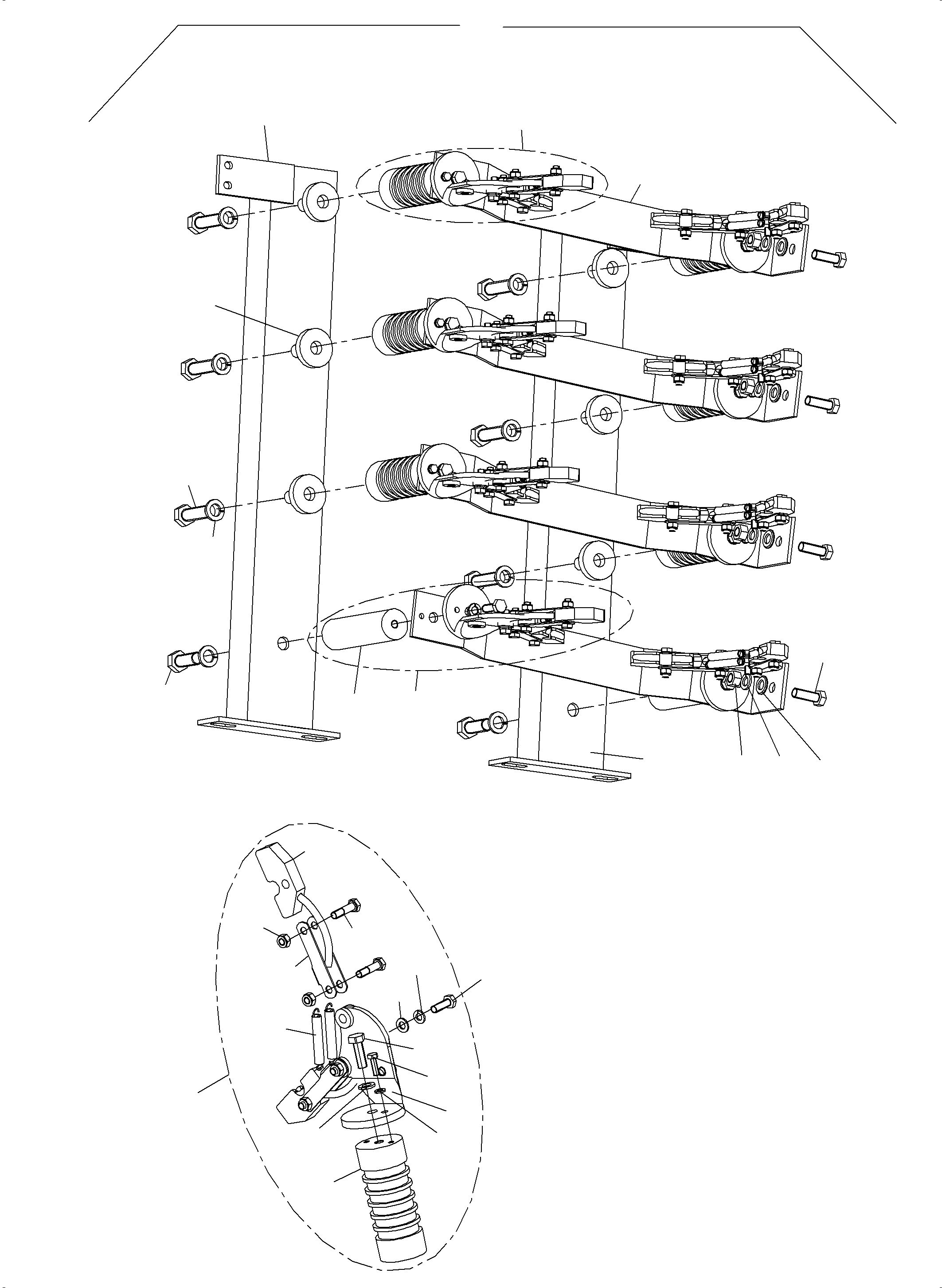 Komatsu parts book diagram for PC5500-6E S/N 15089: CURRENT SUPPLY UNIT