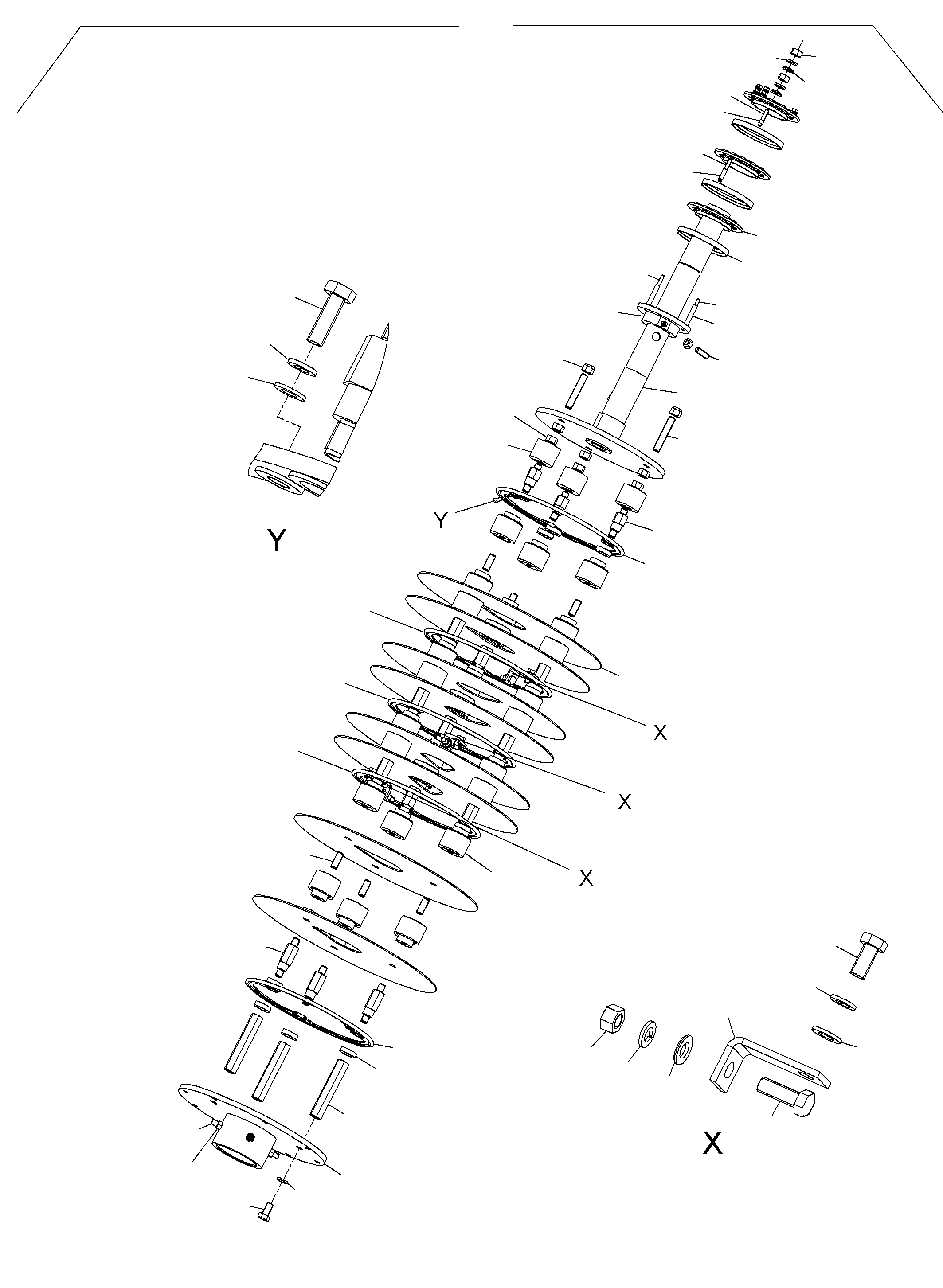Komatsu parts book diagram for PC5500-6E S/N 15089: RING BODY