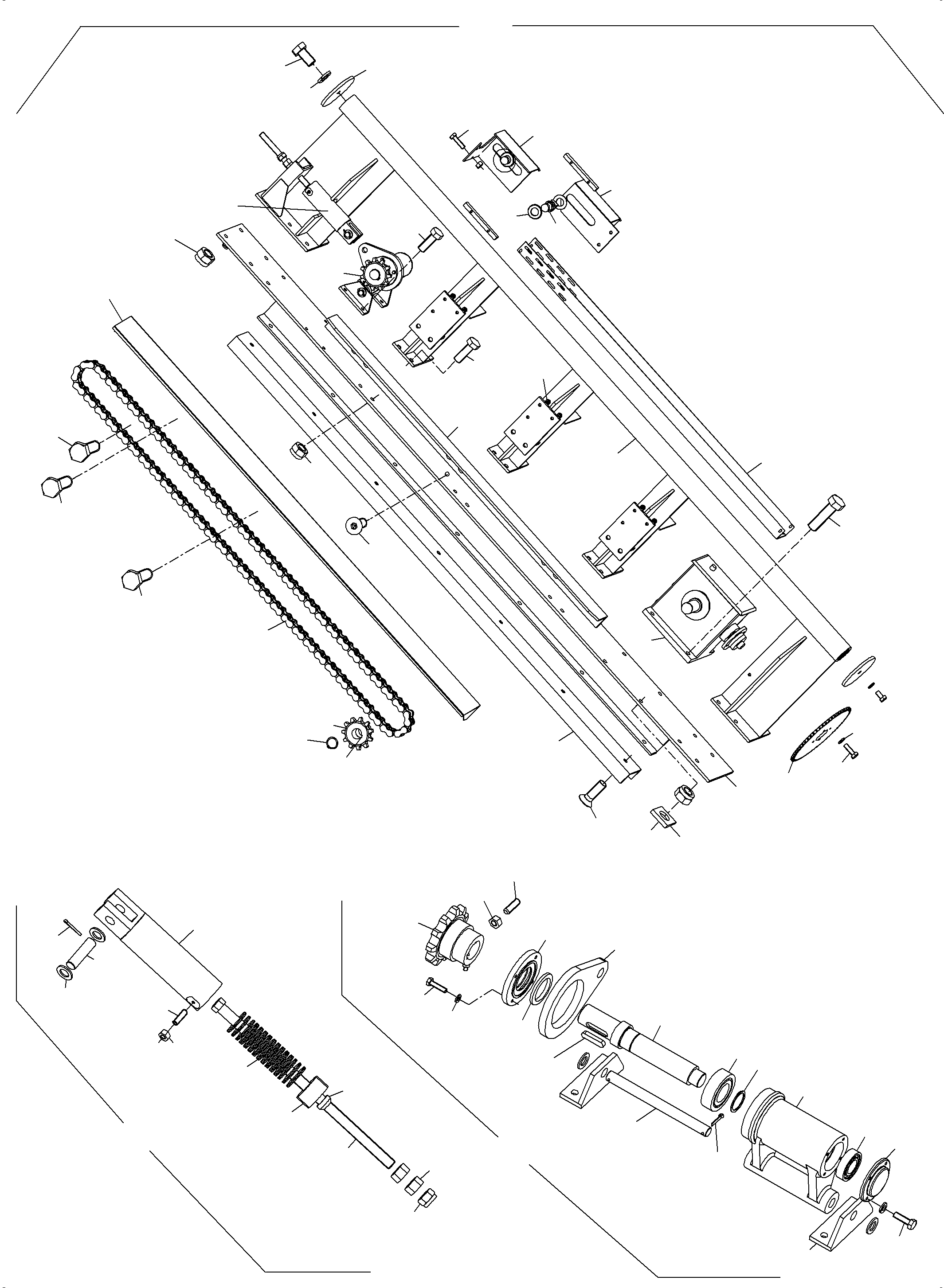 Komatsu parts book diagram for PC5500-6E S/N 15089: GUIDE TUBE