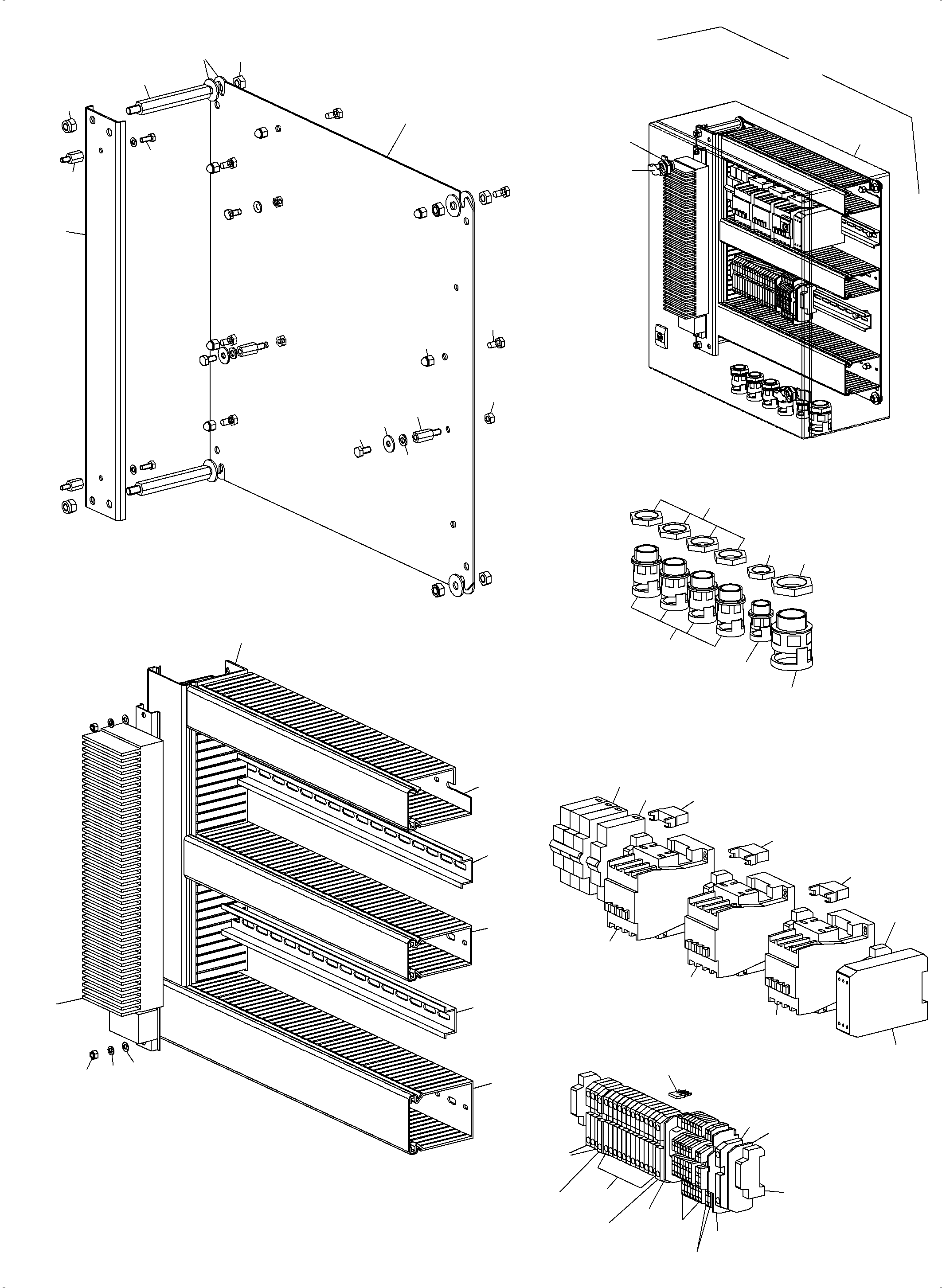 Komatsu parts book diagram for PC5500-6E S/N 15089: SWITCH BOX