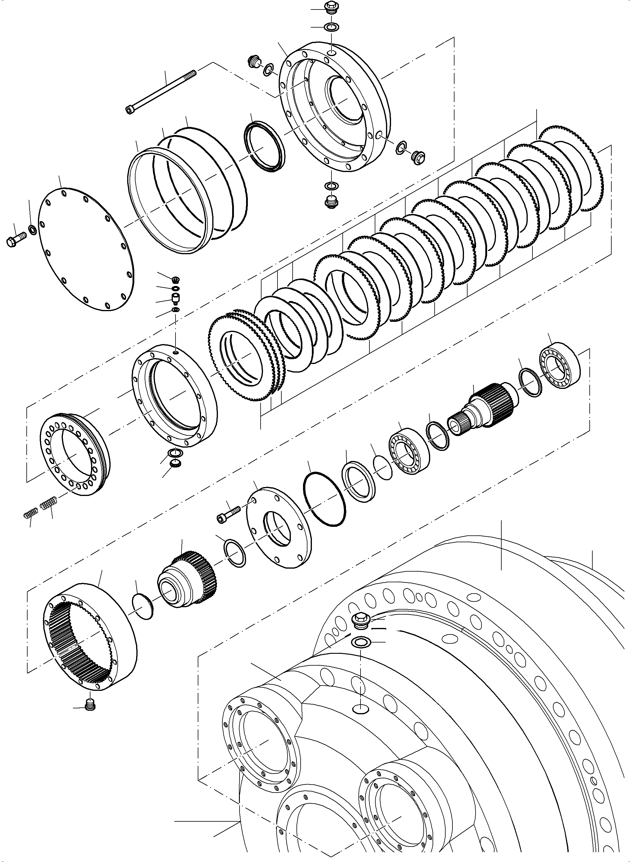 Excavators Mining Komatsu / PC5500-6 S/N 15095(G15095) / Travelling Gear(991-0770 : 991-0770)