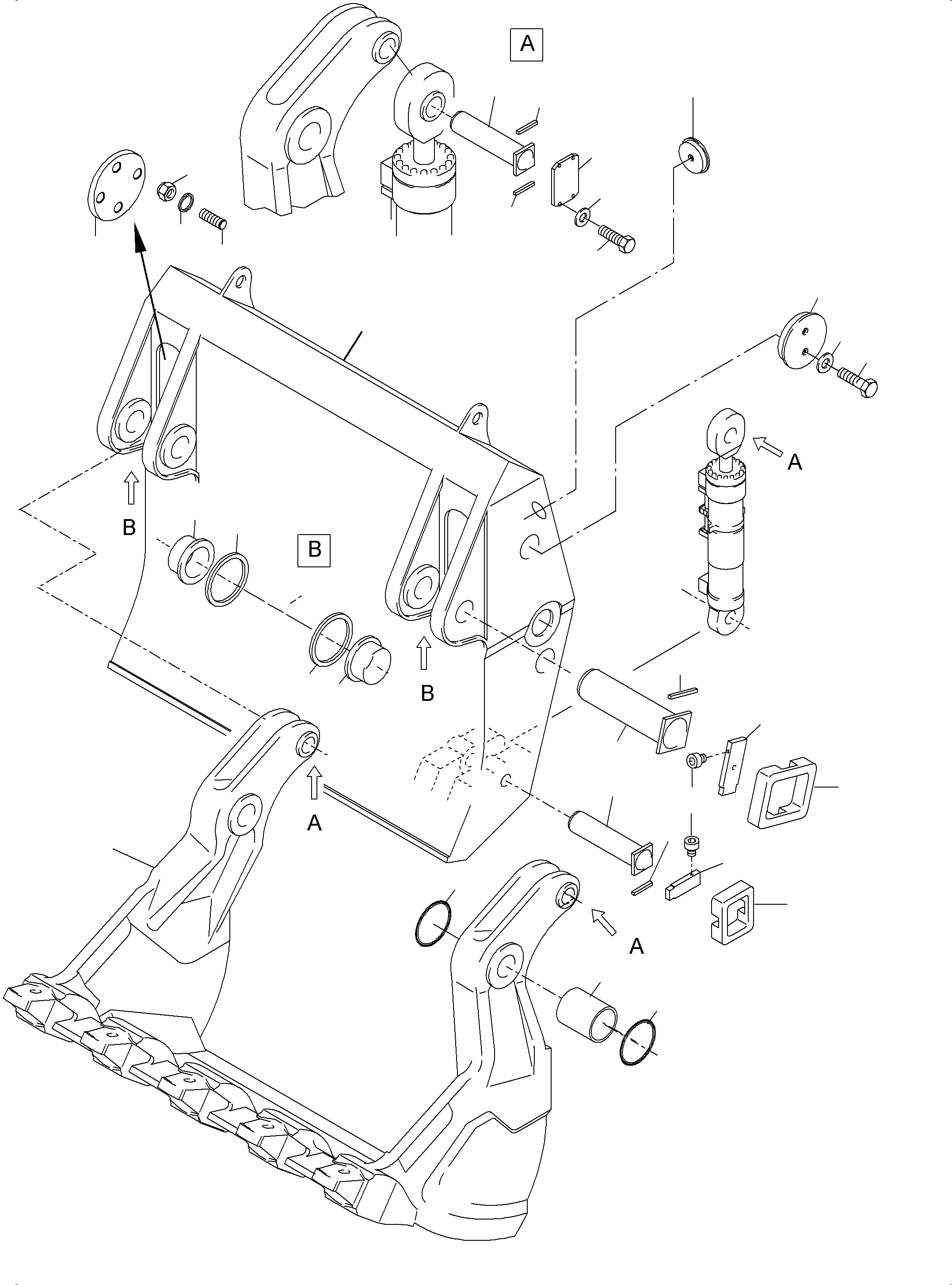 Excavators Mining Komatsu / PC5500-6 S/N 15095(G15095) / Klappschaufel 24,0 cbm(515-5024 : 515-5024)