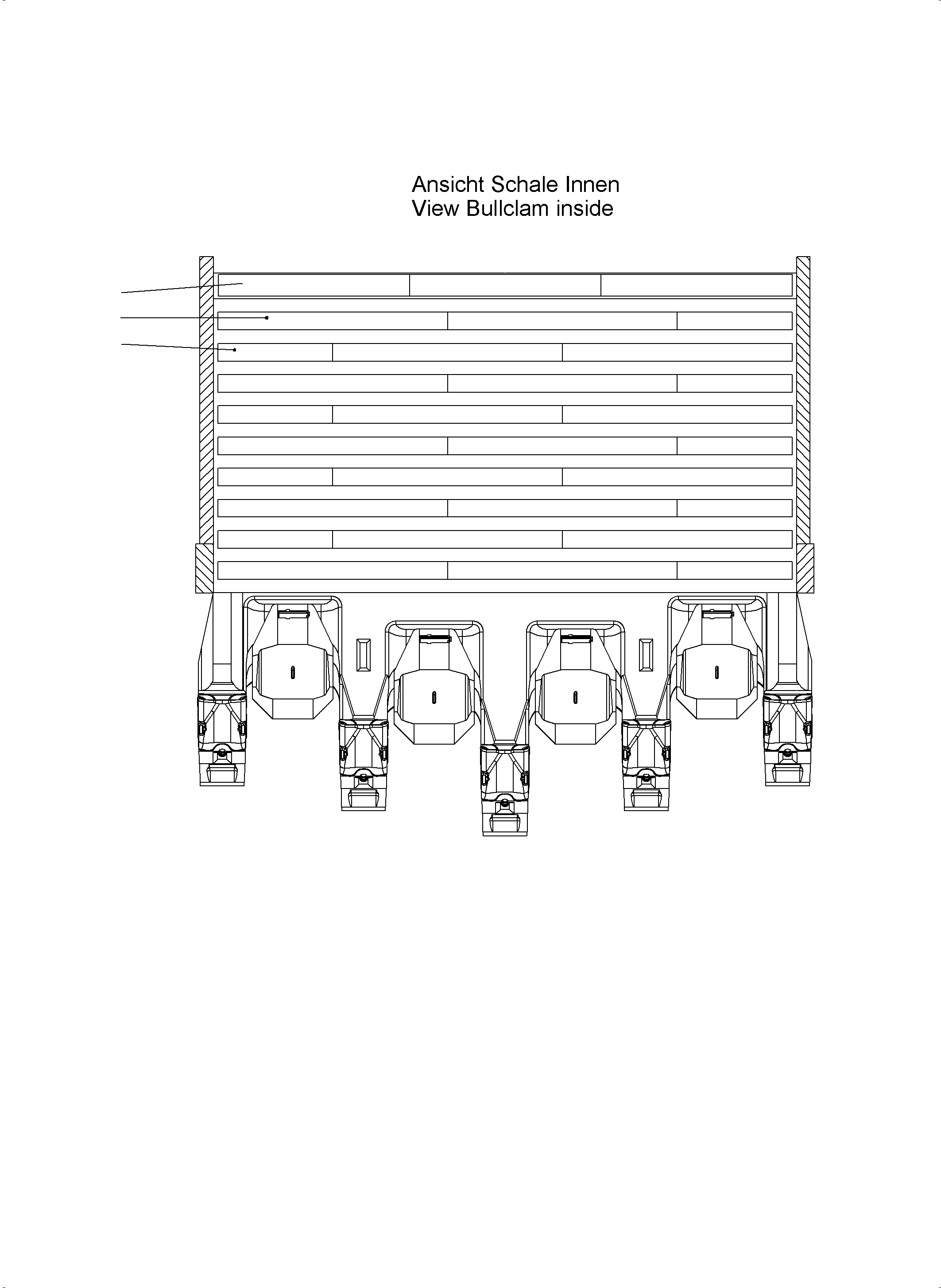 Excavators Mining Komatsu / PC5500-6 S/N 15095(G15095) / Wear Package Back Panel and Bullclam 23 cbm WP 3(515-5234 : 515-5234)