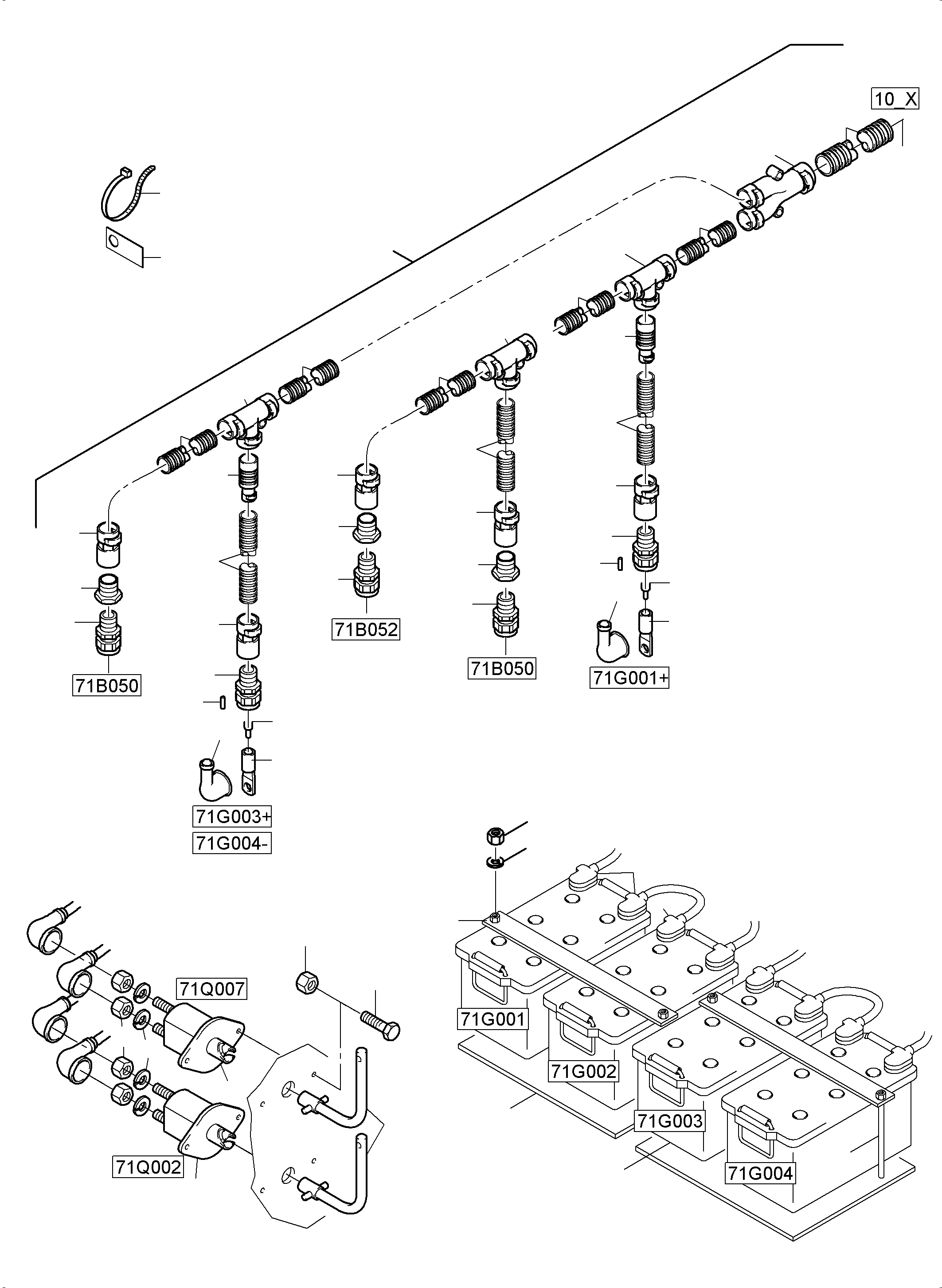 Excavators Mining Komatsu / PC5500-6E S/N 15098(G15098) / Batteries electrics(715-2271 : 715-2271)