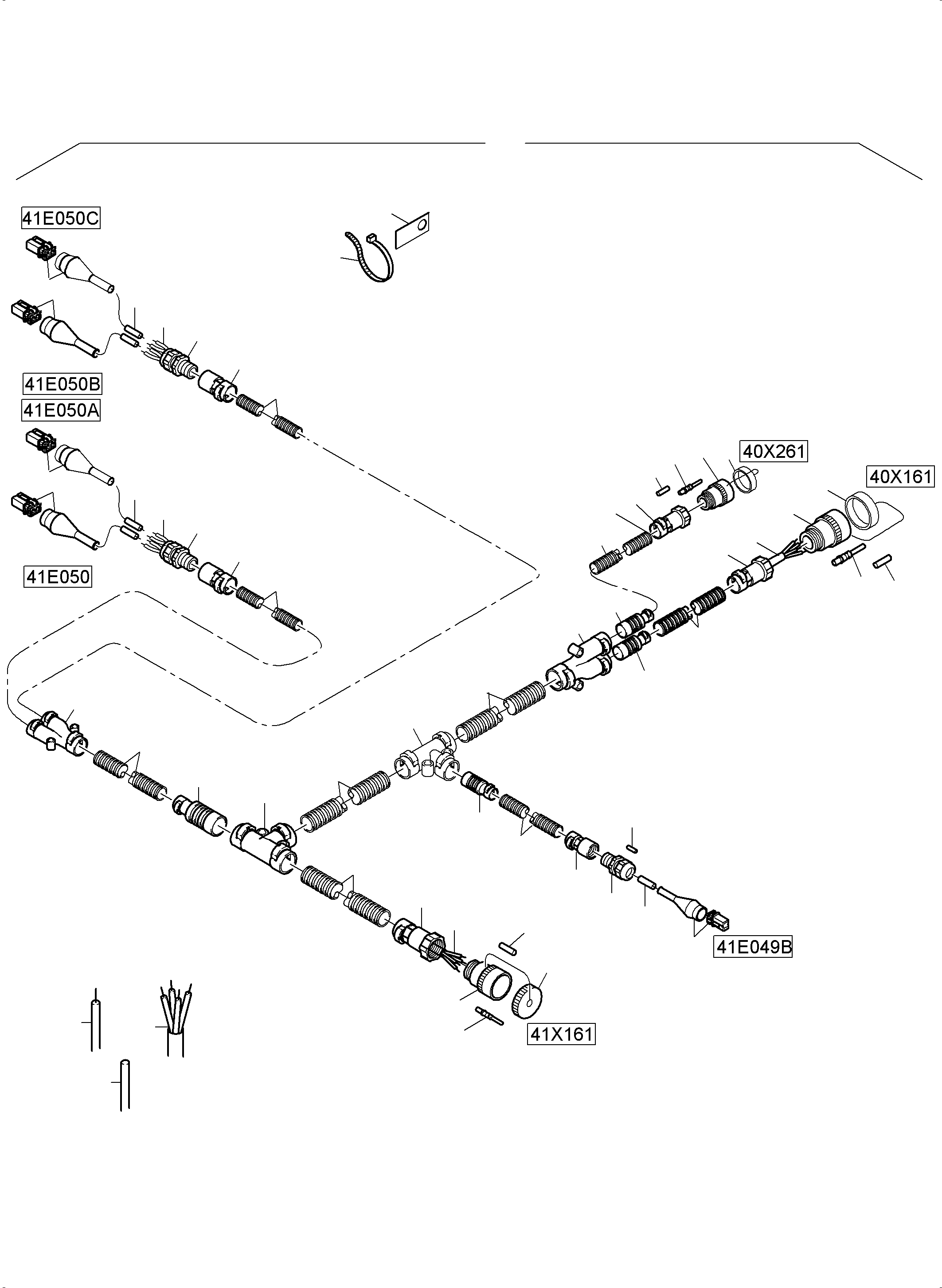 Excavators Mining Komatsu / PC5500-6E S/N 15098(G15098) / Oil tank, oil cooler and transfusing pump - harnesses(715-2242a : 715-2242a)