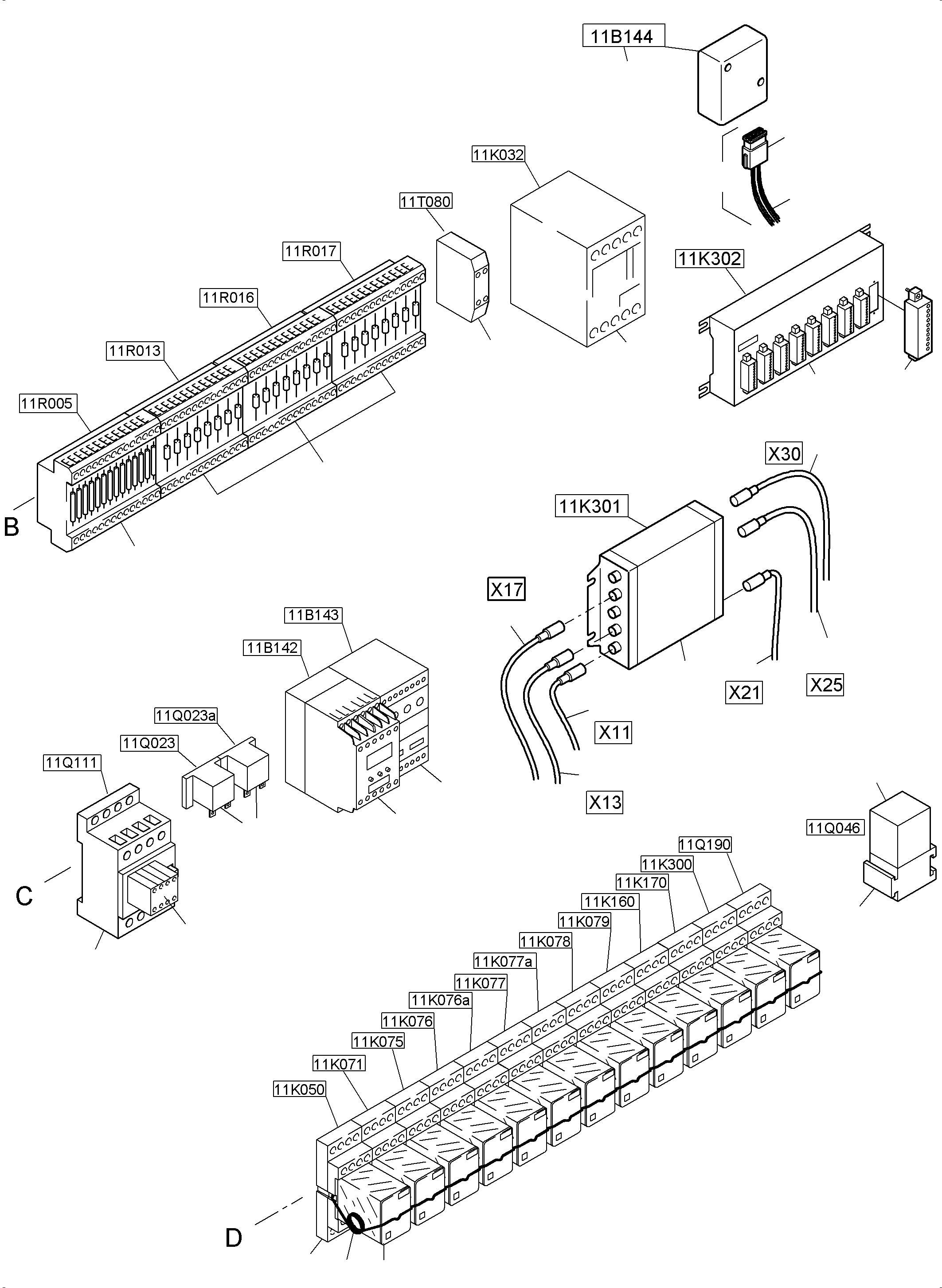 Excavators Mining Komatsu / PC5500-6E S/N 15098(G15098) / Switch Framing X2(715-2218c : 715-2218c)
