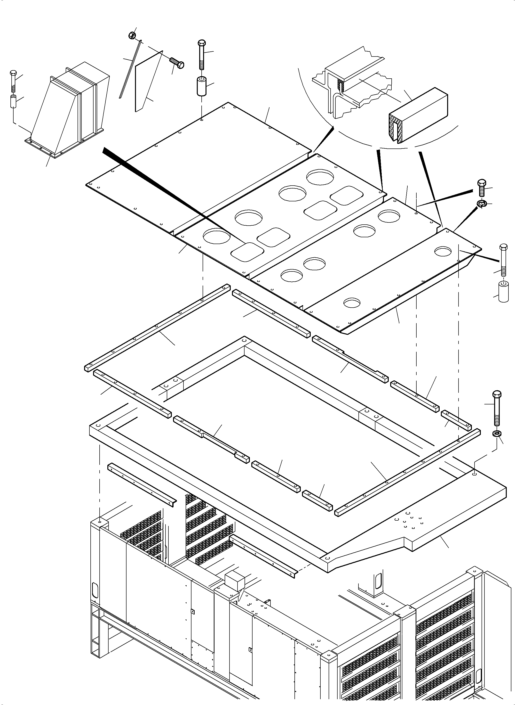 Excavators Mining Komatsu / PC5500-6 S/N 15103(G15103) / Machinery House Diesel(515-1065 : 515-1065)